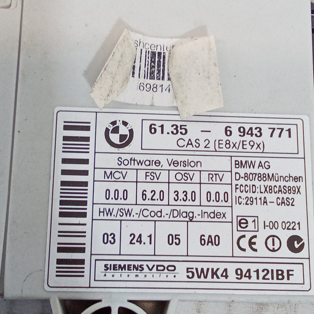 ESP control module BMW 3 series E/90 E91 year 2007