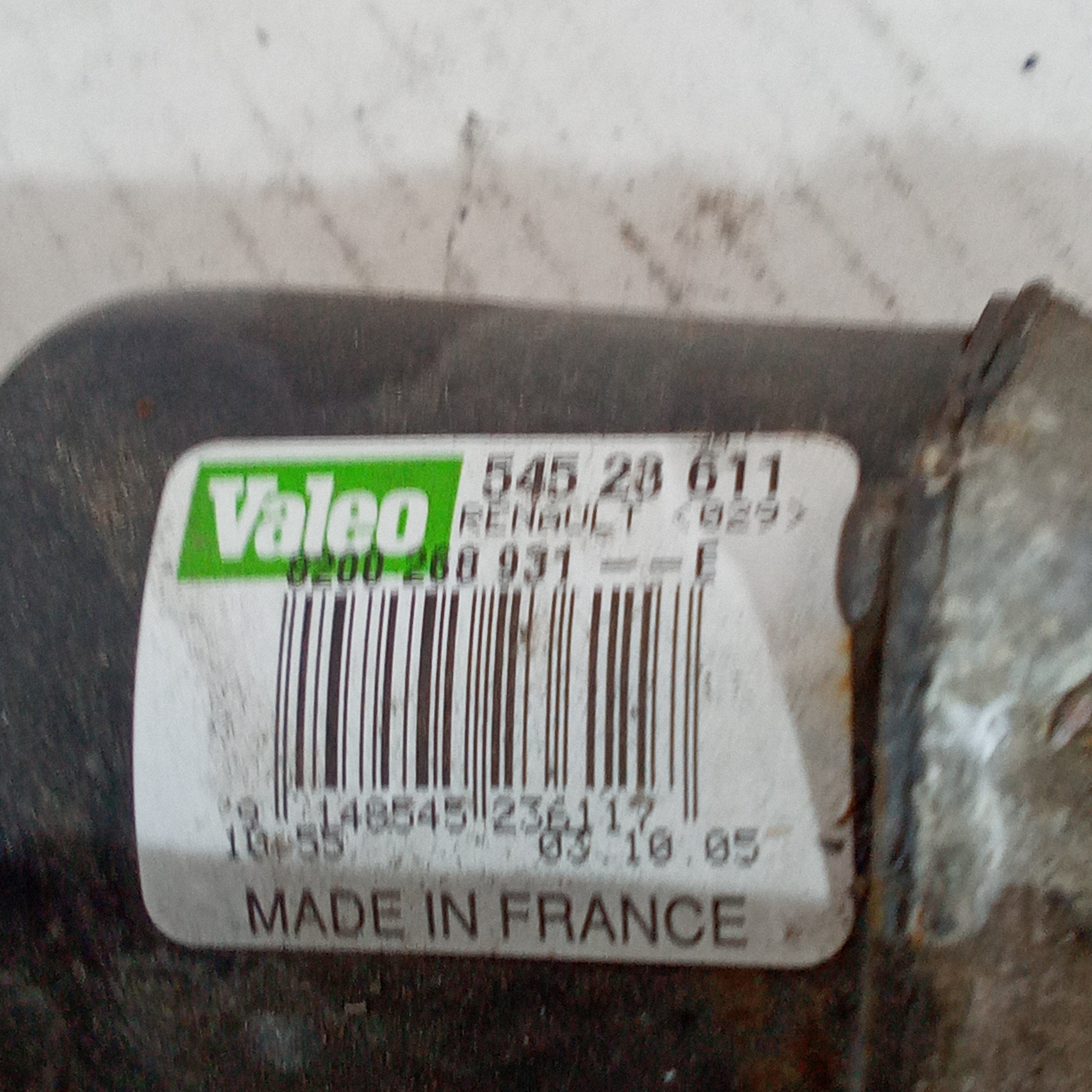 Motorino tergicristalli anteriore renault clio 1.5 cdti anno 2005