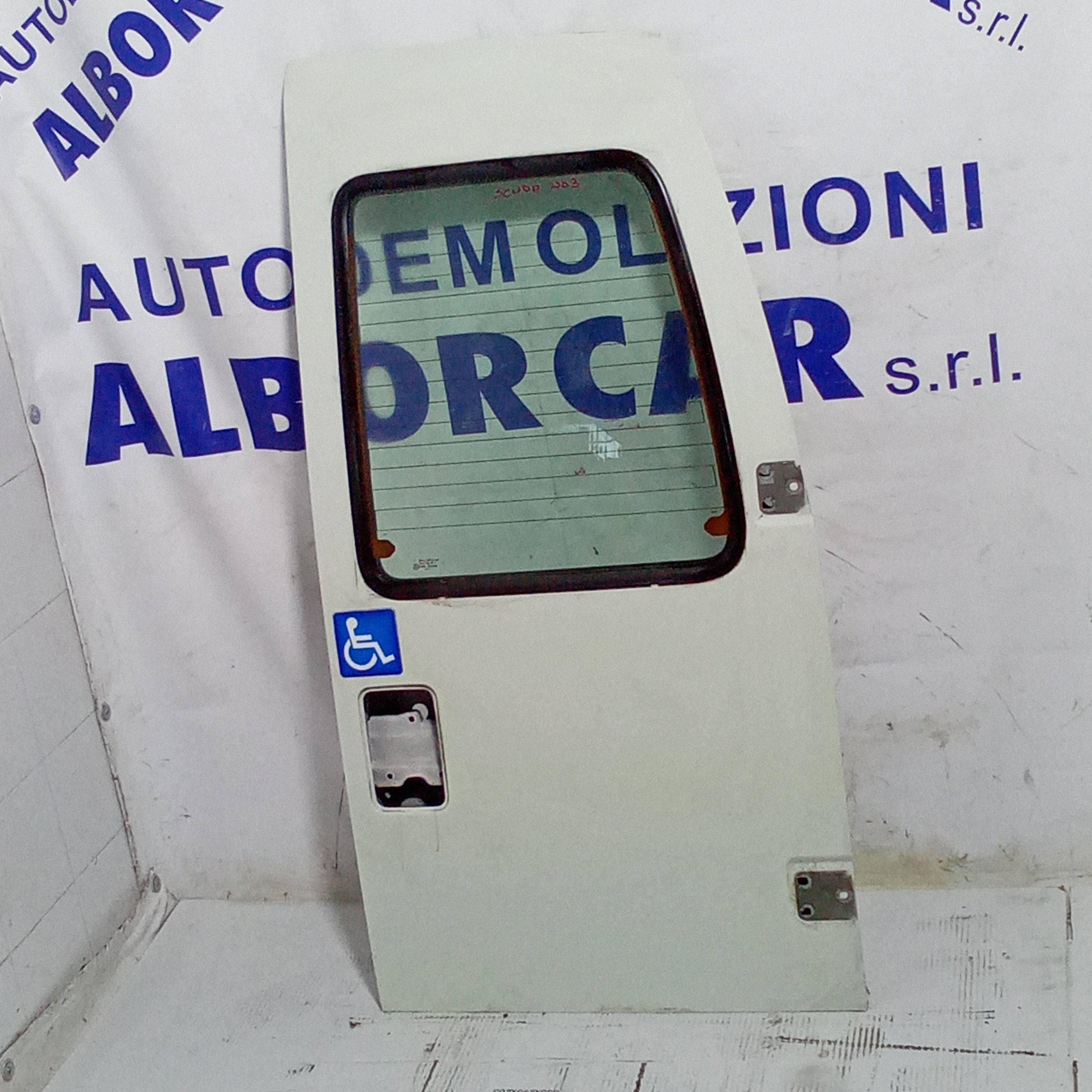Right rear tailgate Fiat Scudo year 2003