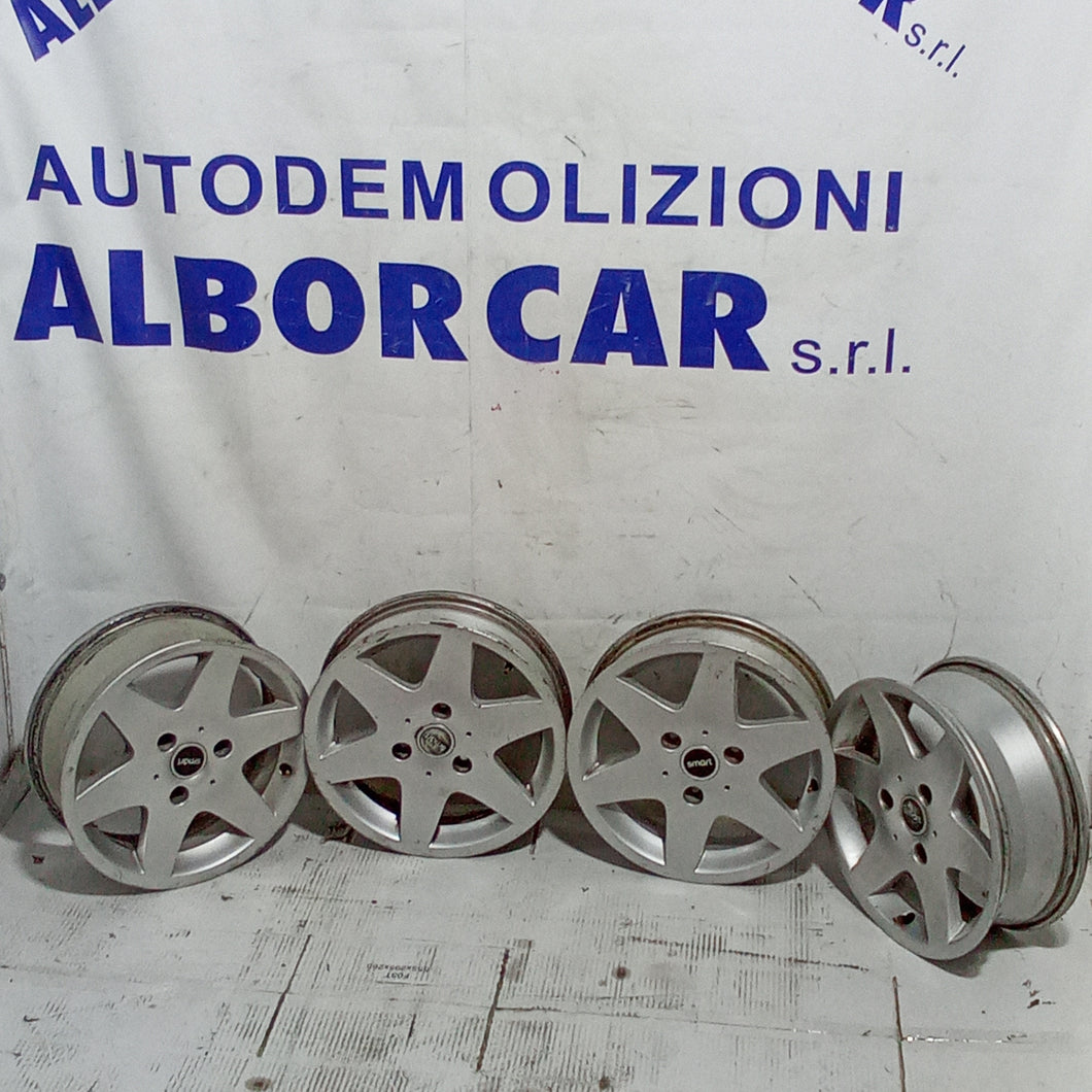 4 cerchi in lega smart for two 15 pollici
