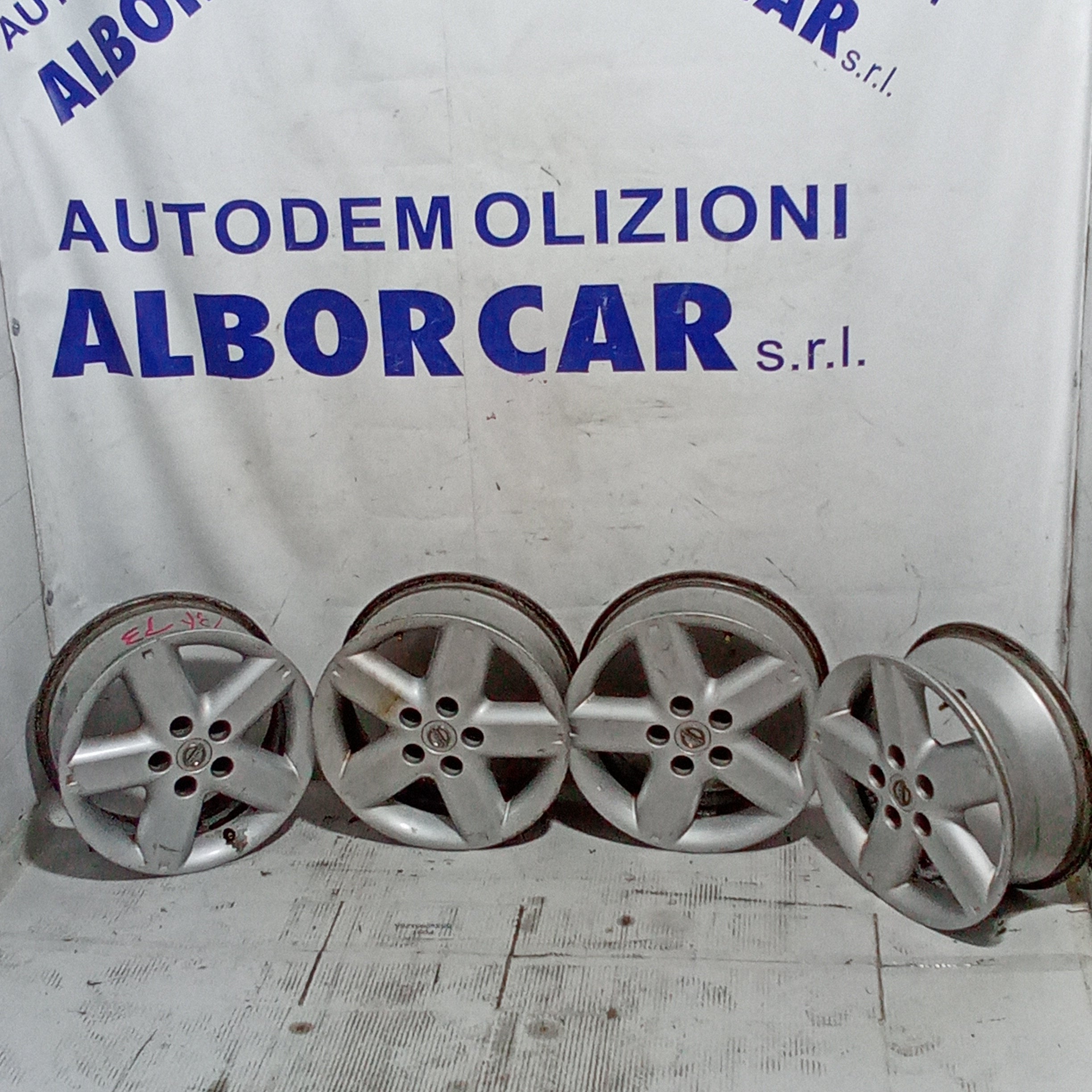 4 cerchi lega leggera smart
