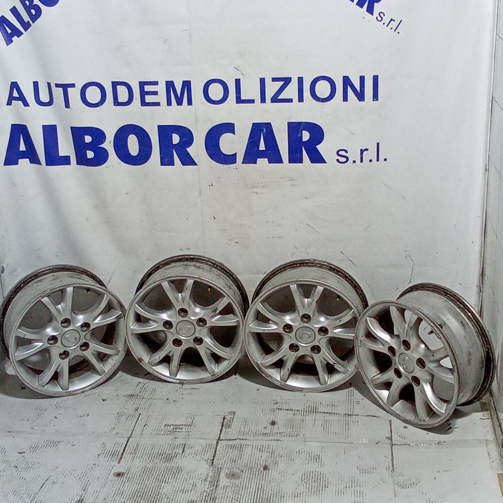 4 cerchi in lega ssangyong 5 fori 16 pollici