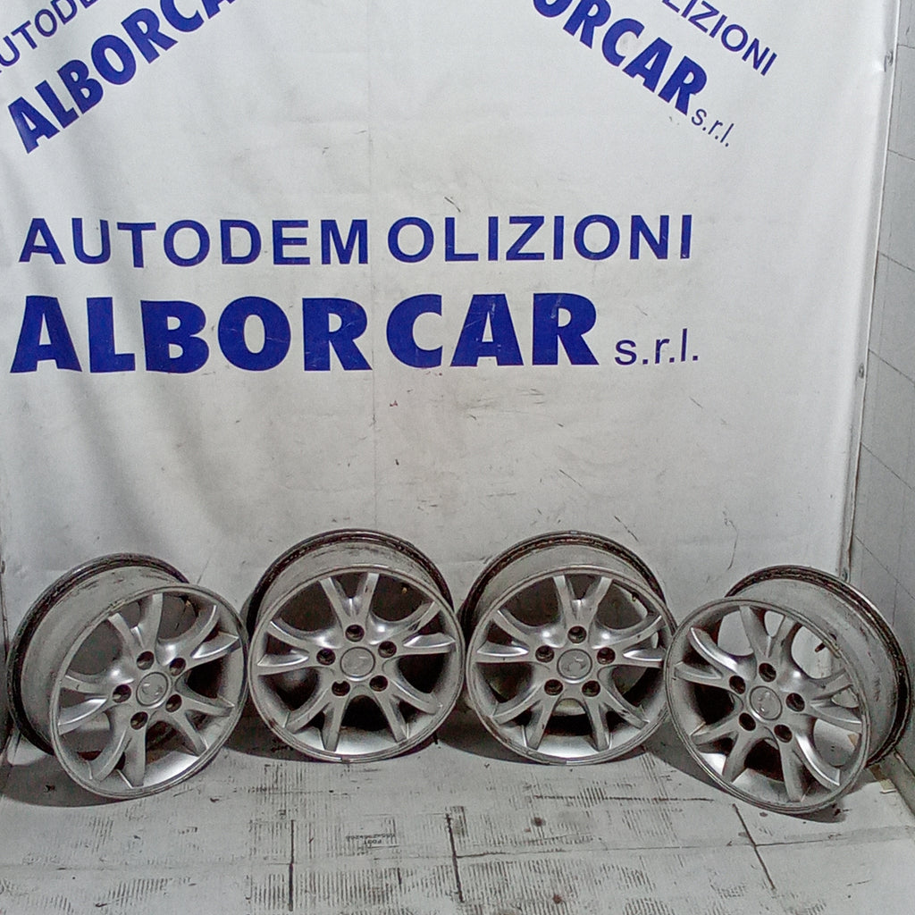4 cerchi in lega ssangyong 5 fori 16 pollici