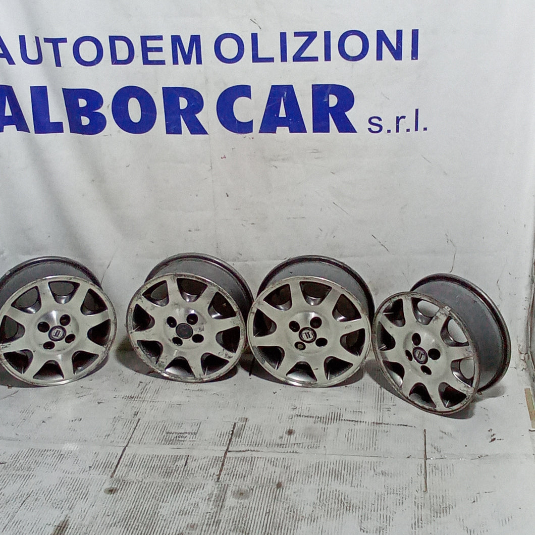 4 cerchi in lega lancia y elefantino 4 fori 14 pollici
