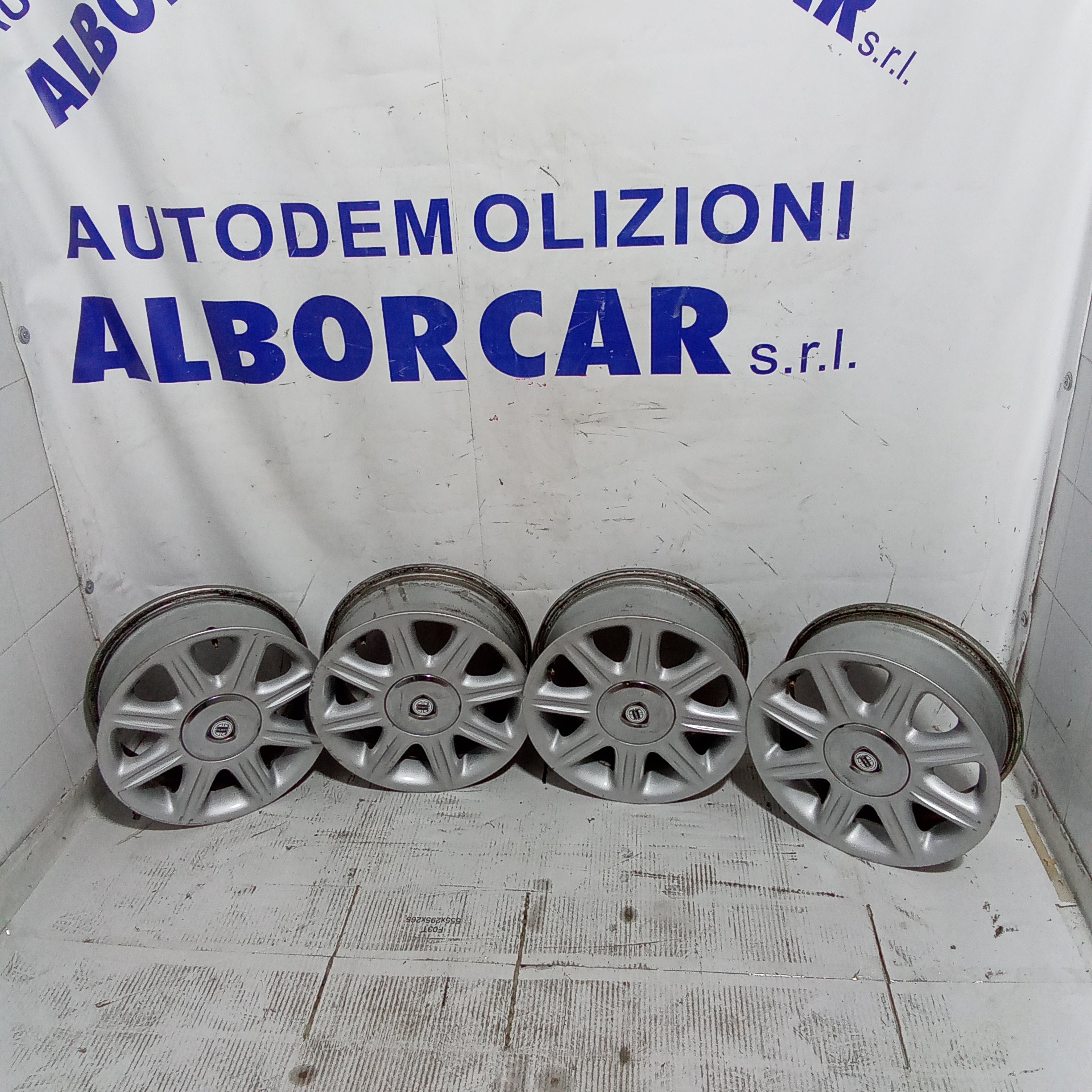 4 cerchi in lega lancia lybra 4 fori 15 pollici