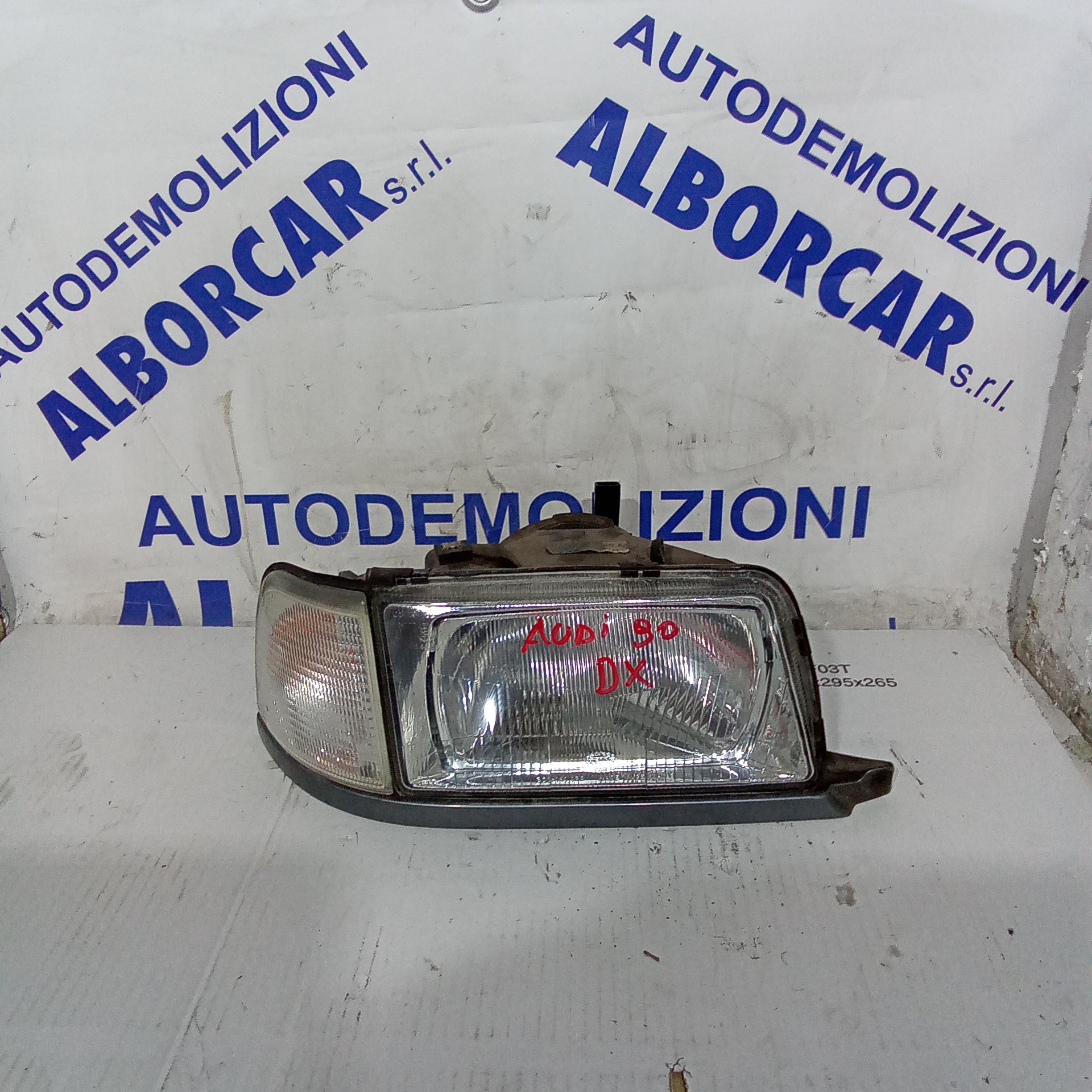 faro delantero derecho+intermitente audi 80 año 1990