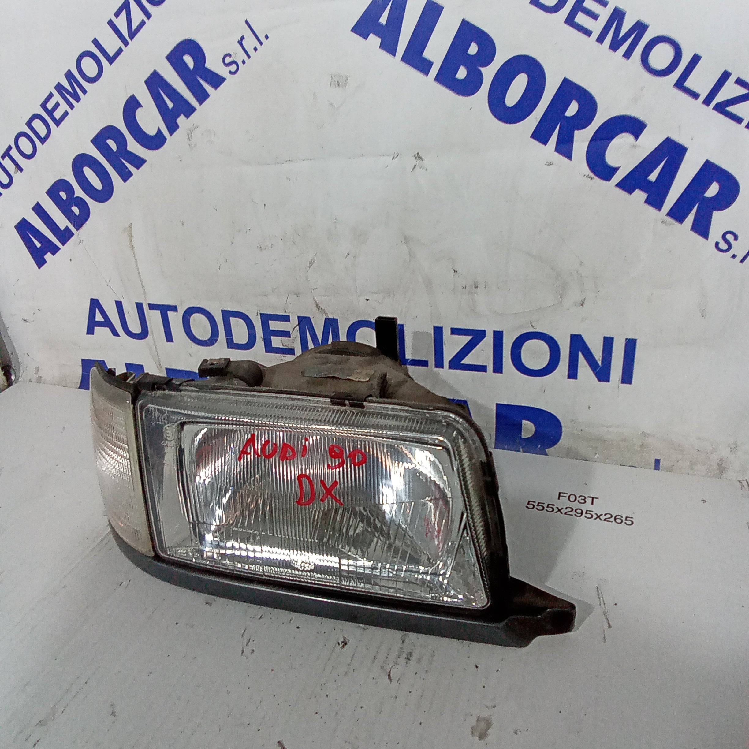 faro delantero derecho+intermitente audi 80 año 1990