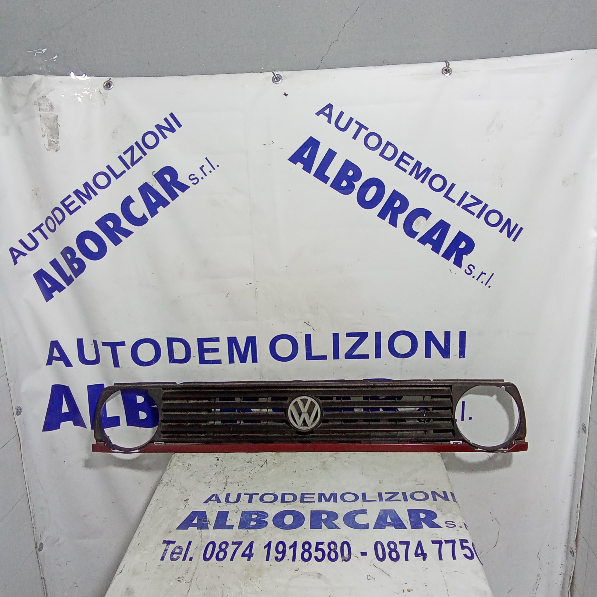 Griglia mascherina volkswagen golf 1 serie anno 1986