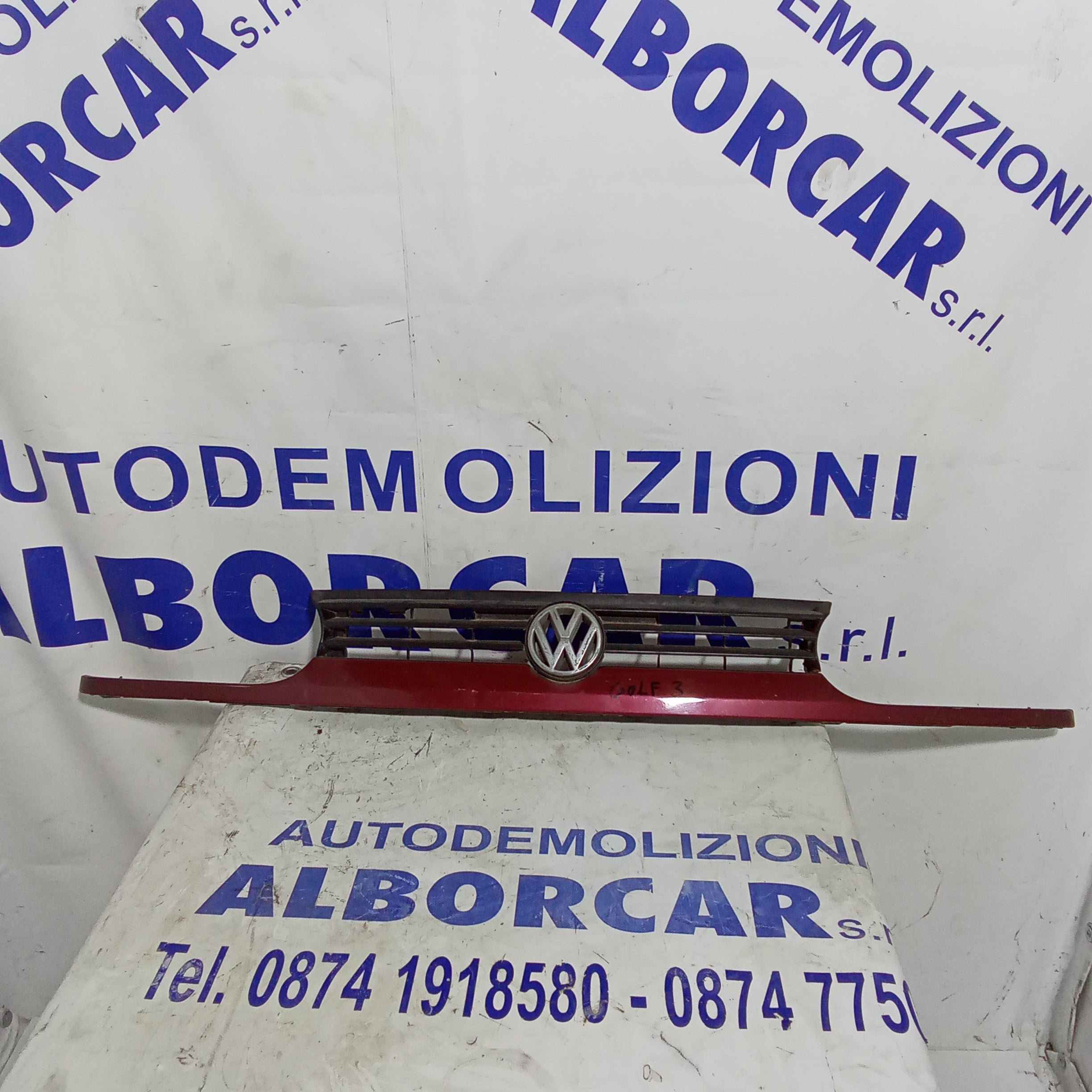Griglia mascherina volkswagen golf 3 anno 1995