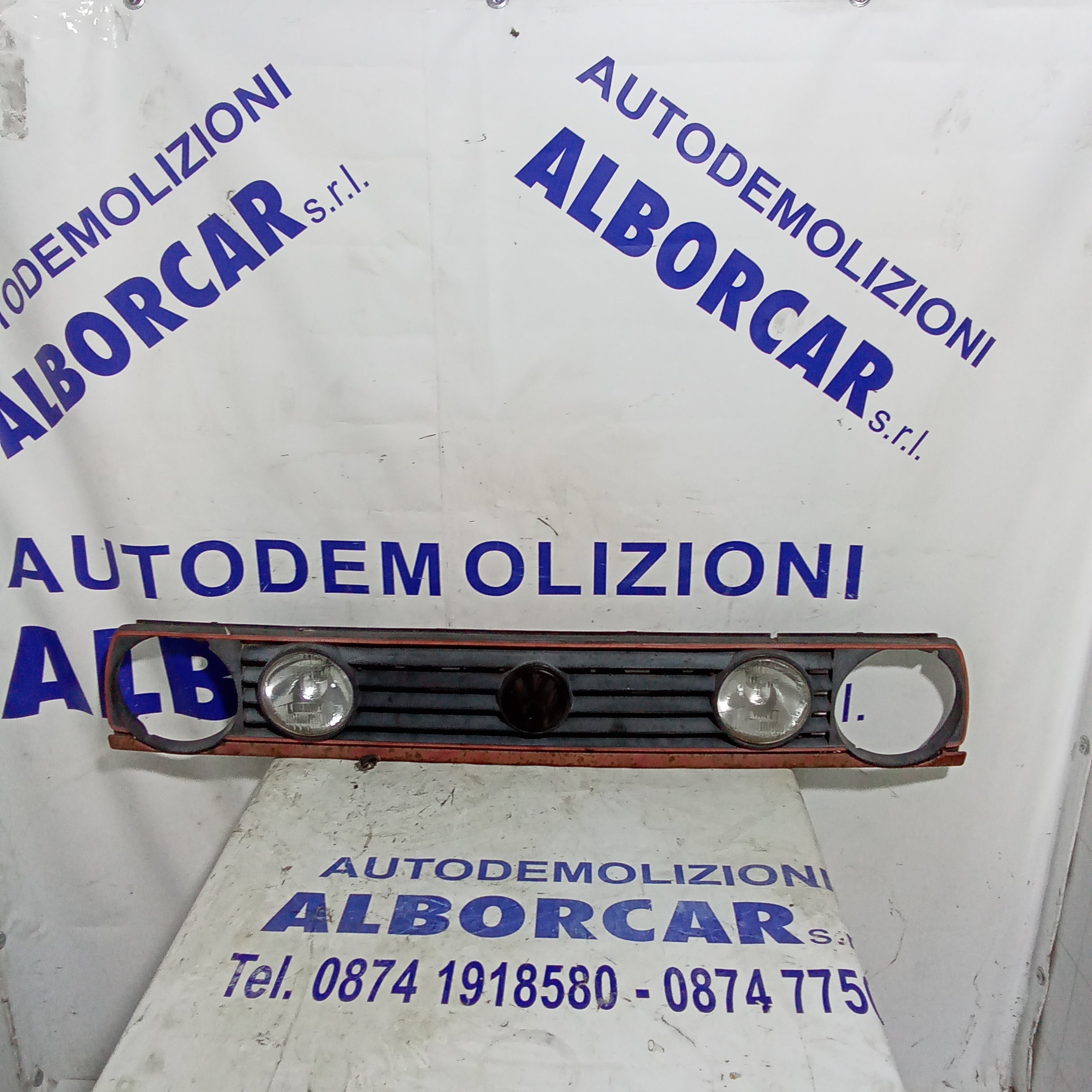 Griglia mascherina volkswagen golf 1 serie anni 80