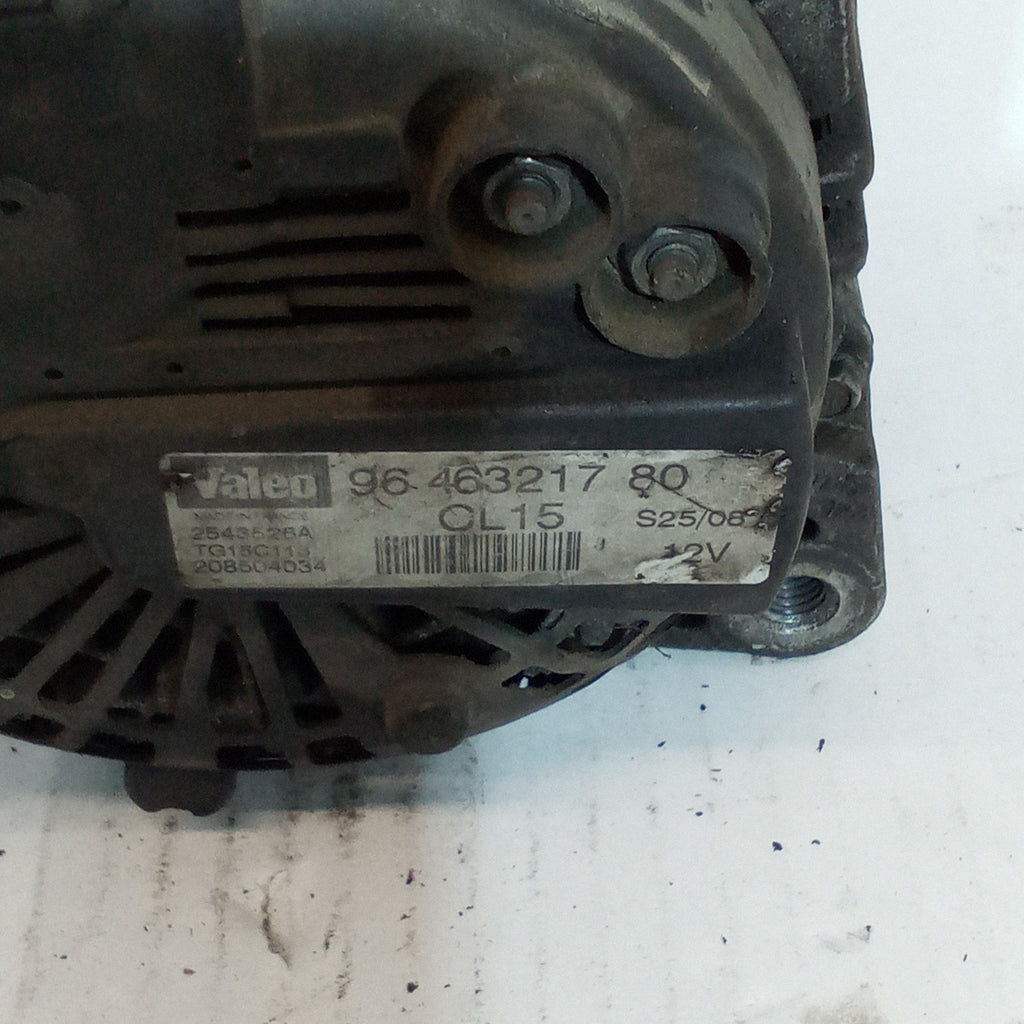 alternatore citroen xsara picasso 1.6 benzina anno 2005 cod.9646321780