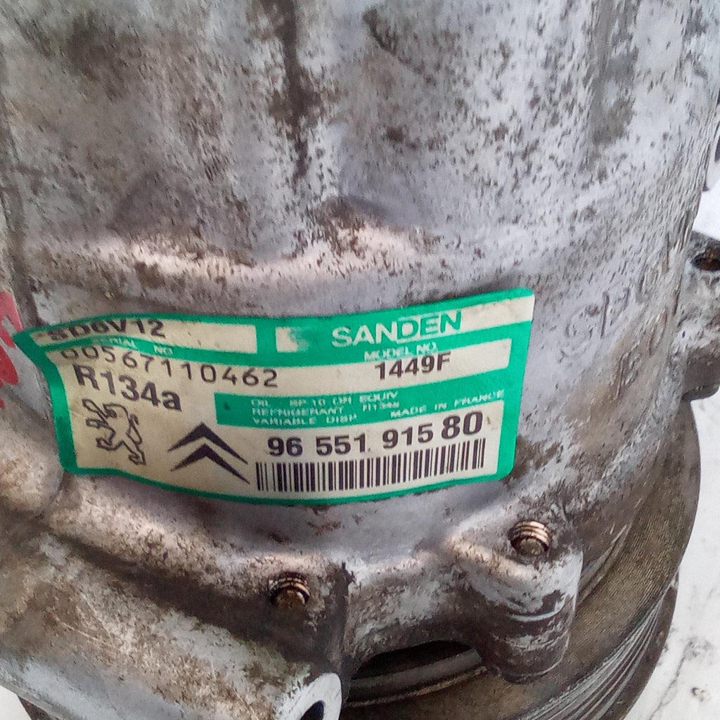 Compressore aria condizionata citroen xsara picasso 1.6 benzina anno 2005