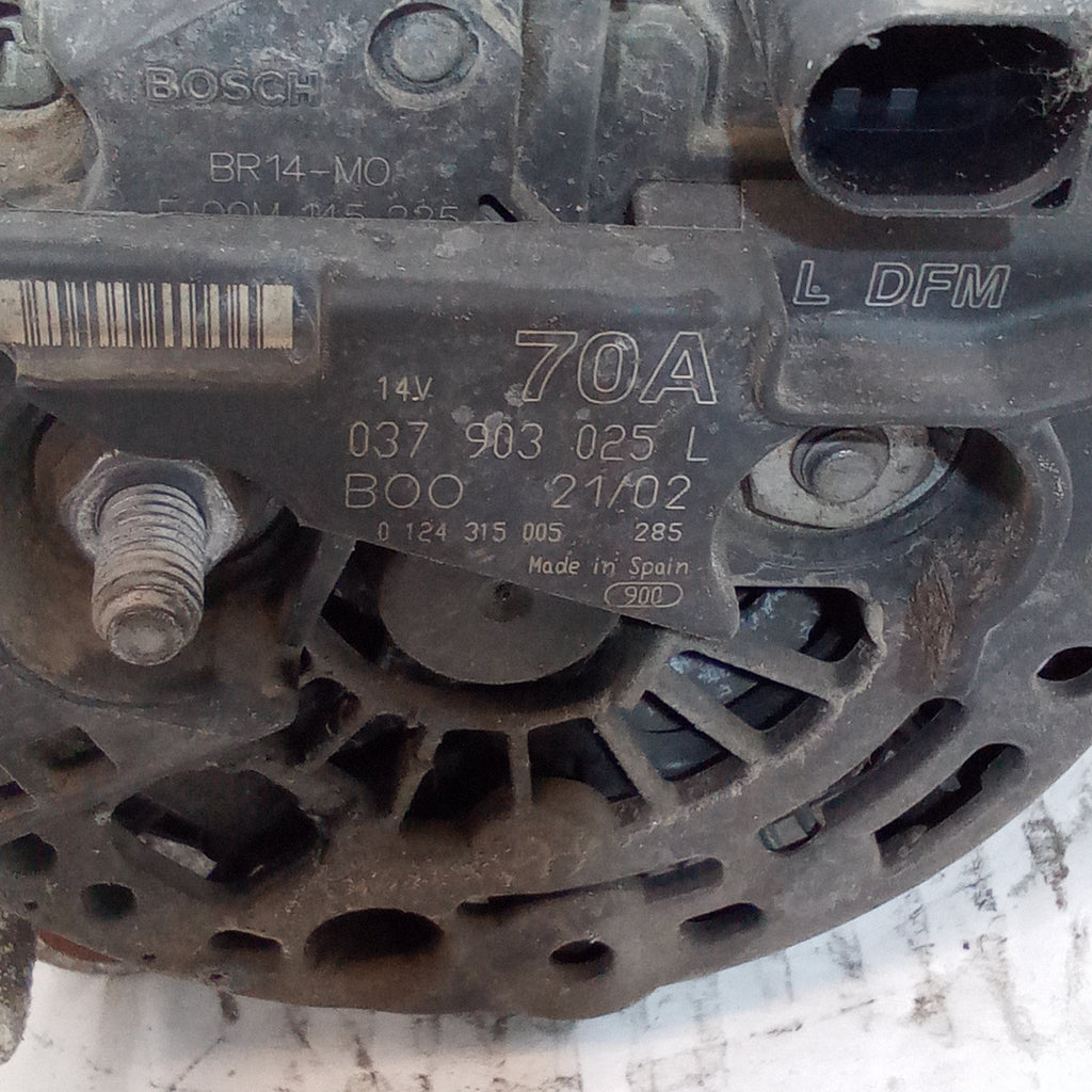 alternador volkswagen lupo 1.0 gasolina año 1998/2005
