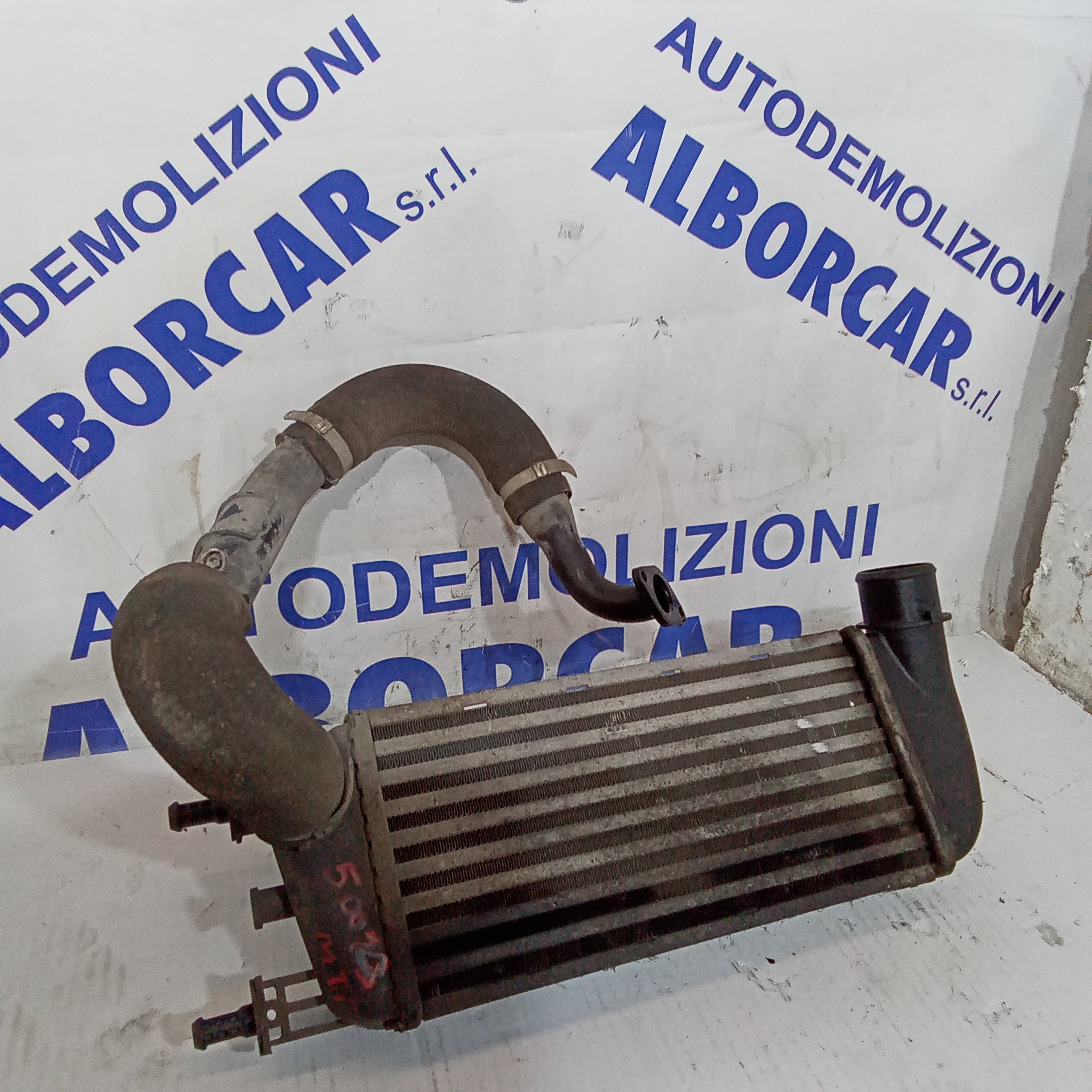 Radiador intercooler Fiat 500 1.3 mjt año 2007