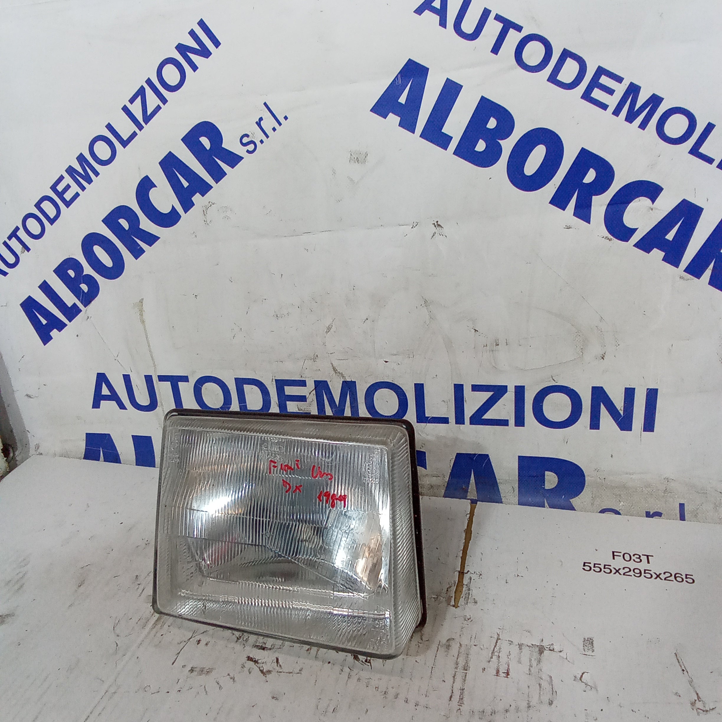 fanale faro anteriore destro fiat uno anno 1989