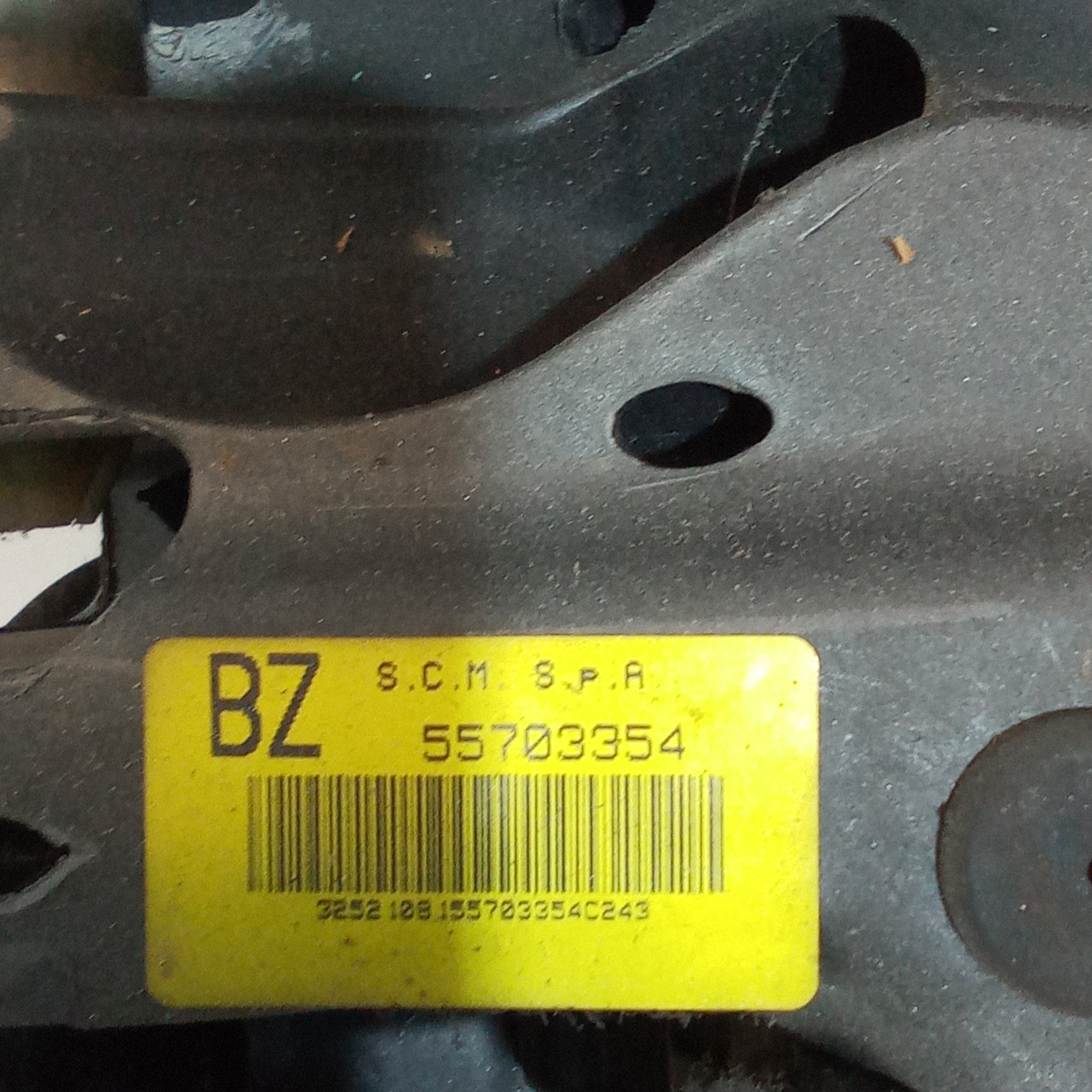 pedalera completa Opel Corsa 1.3 gasolina año 2012 cód. 55703354