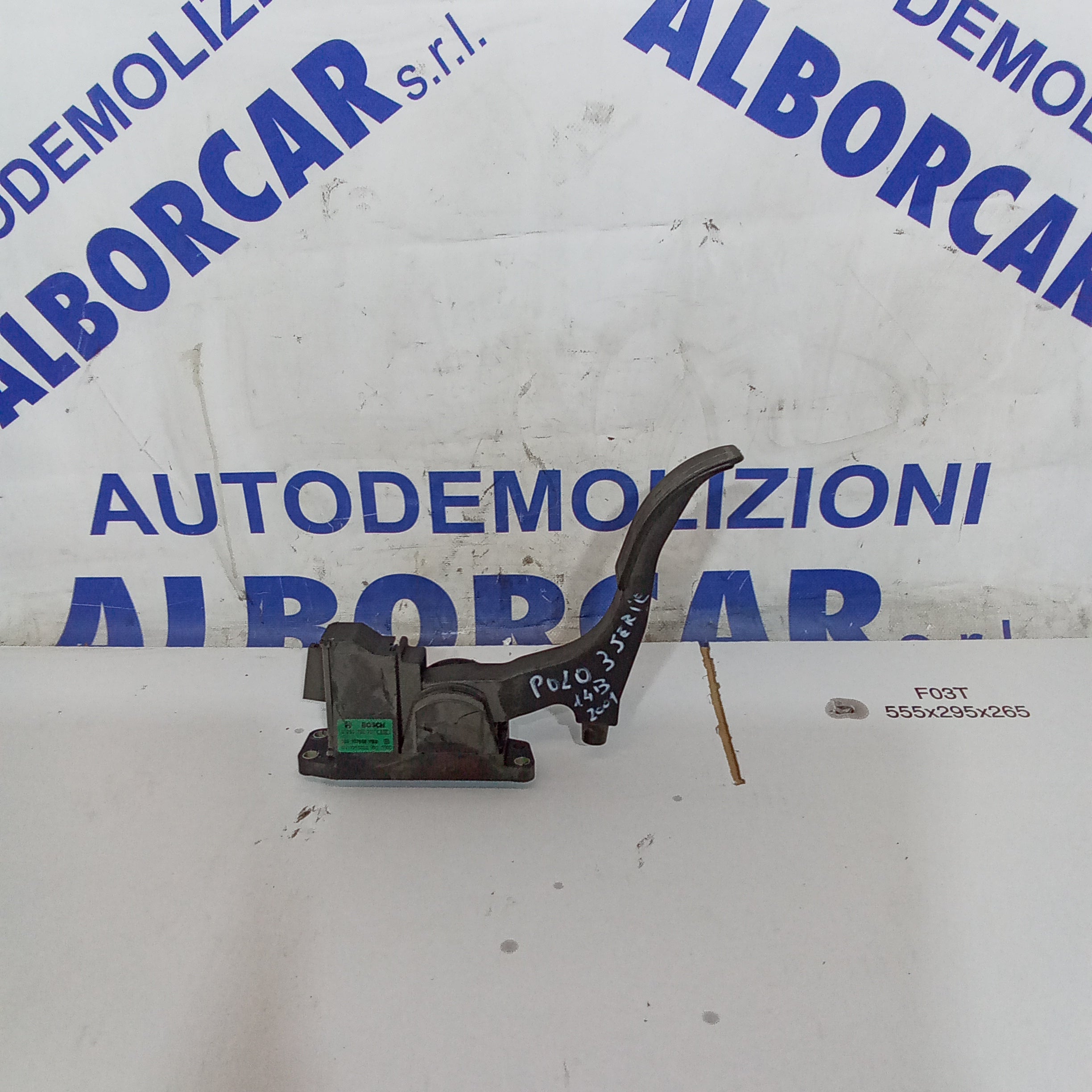 Accelerator pedal potentiometer Volkswagen Polo 1st series 1.4 petrol year 2001