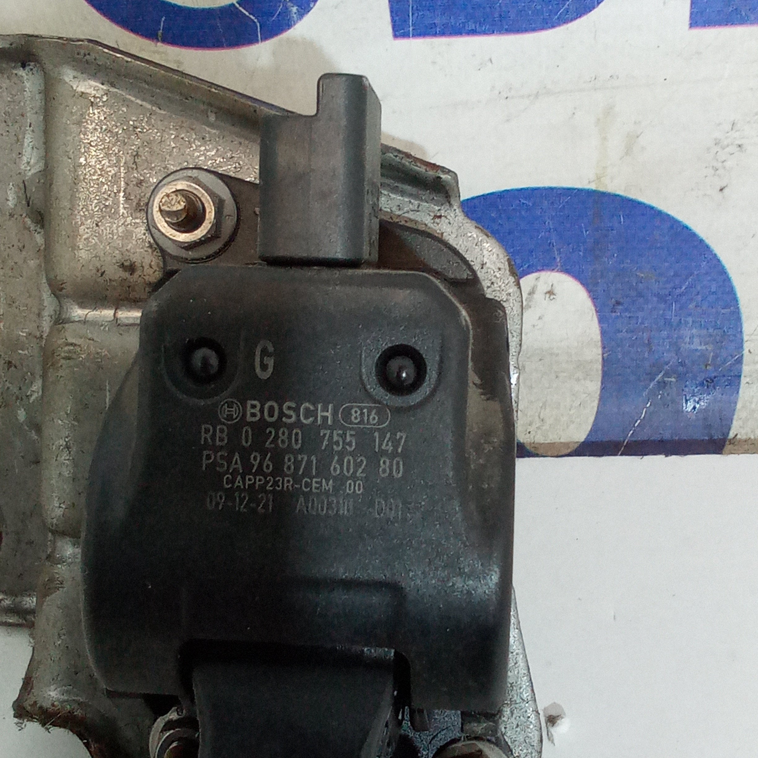 Pedale acceleratore potenziometro peugeot 206 1.4hdi anno 2009 codice 9687160280