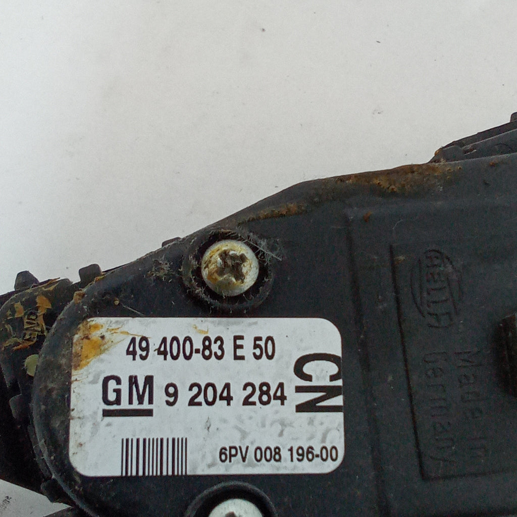 Accelerator pedal potentiometer Opel Agila 1.2 petrol year 2005