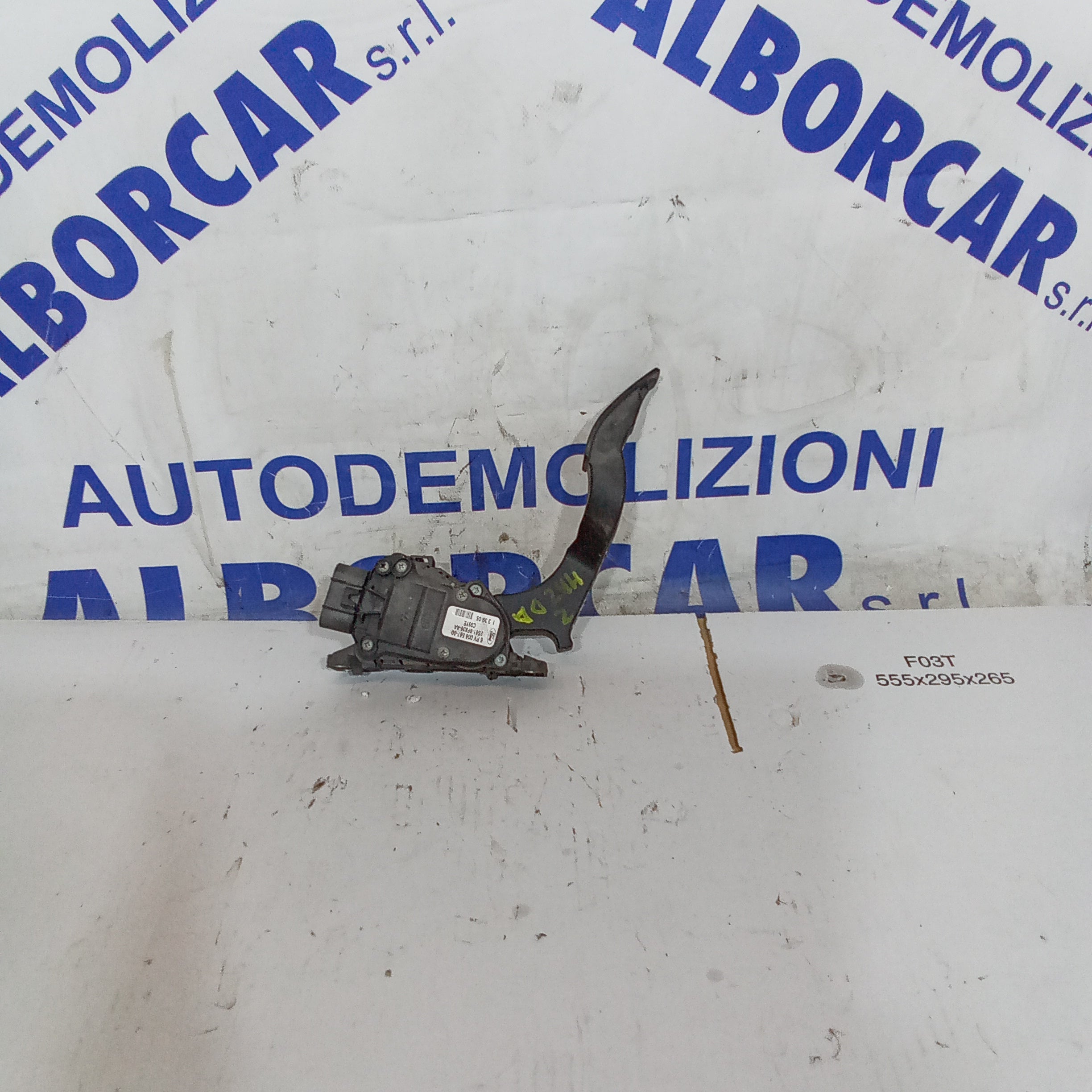 Pedale acceleratore potenziometro ford fiesta 1.4tdci anno 2000/2008 codice 2S619F836AA