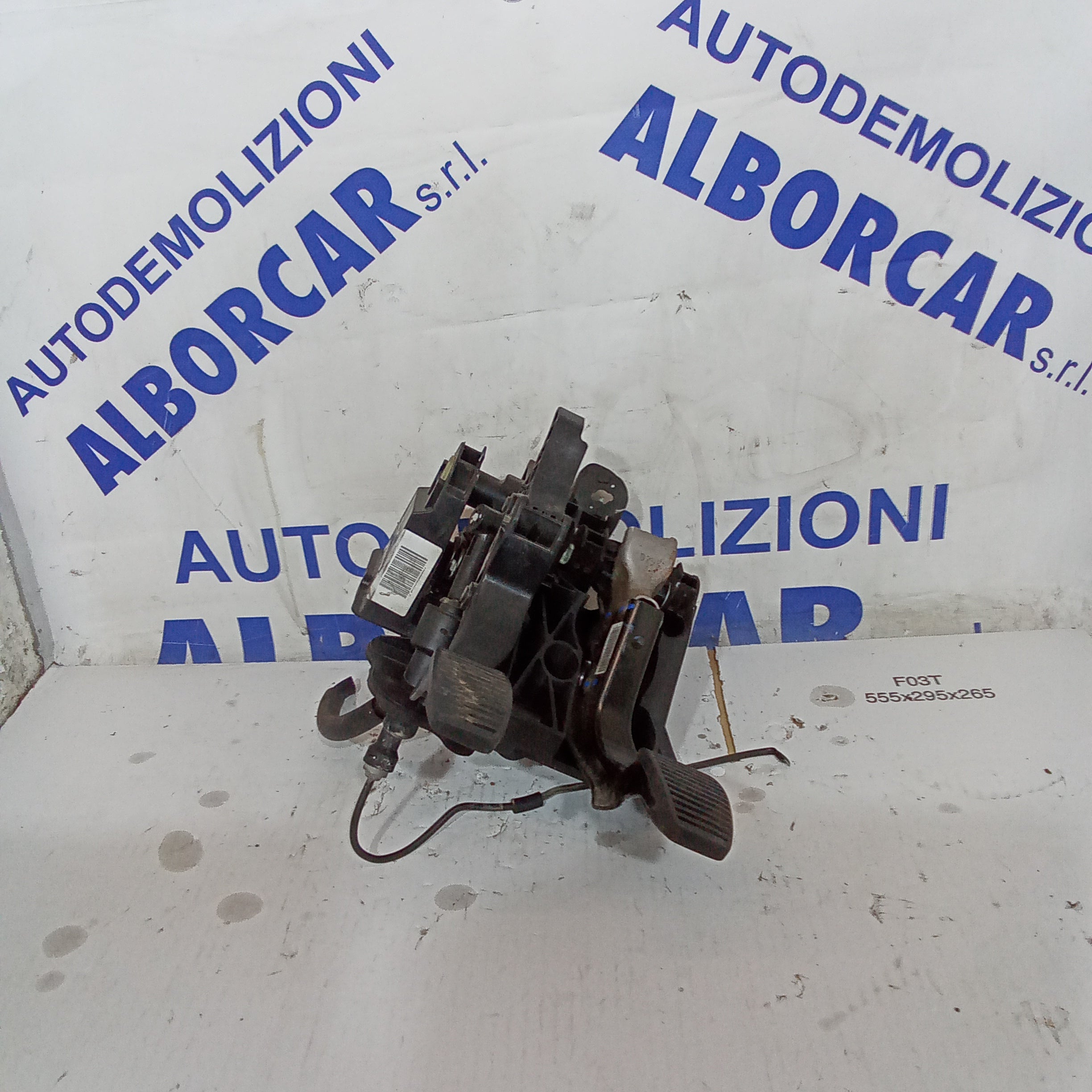 Pedaliera fiat panda (369) 1.3 mjt anno 2012 codice 00518396630