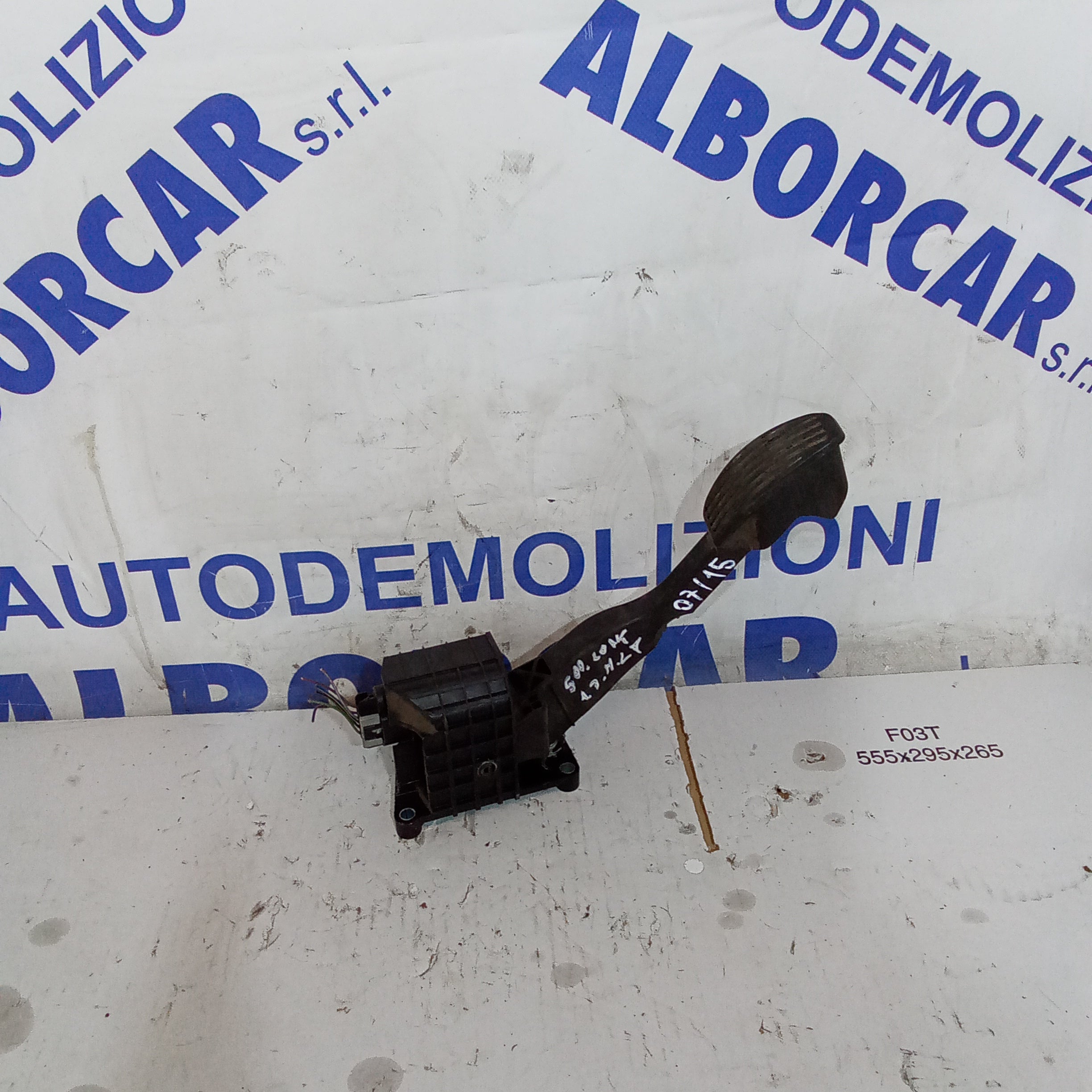 Pedal acelerador potenciómetro Fiat 500 1.3mjt año 2007/2015