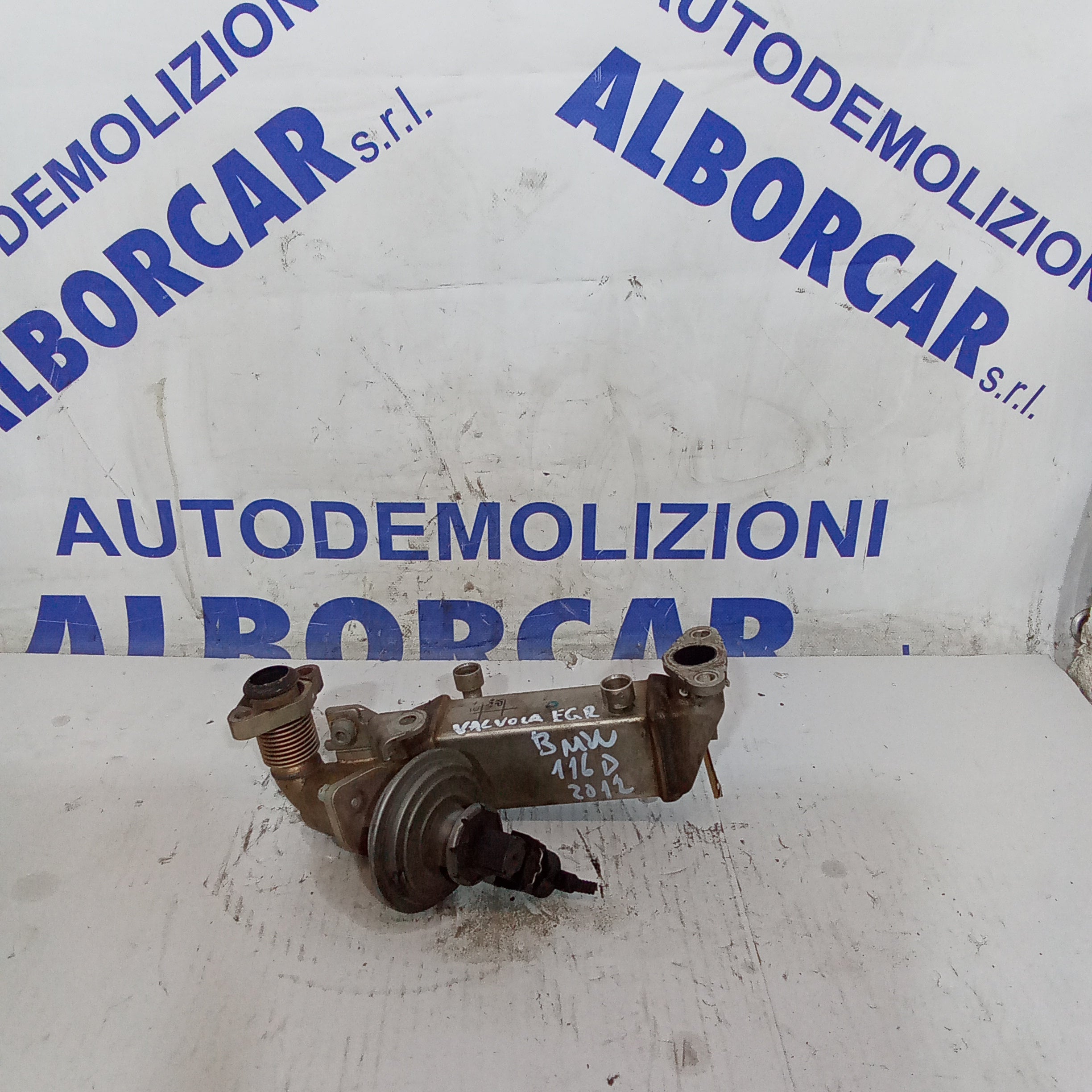 EGR valve with cooler BMW 116d year 2012