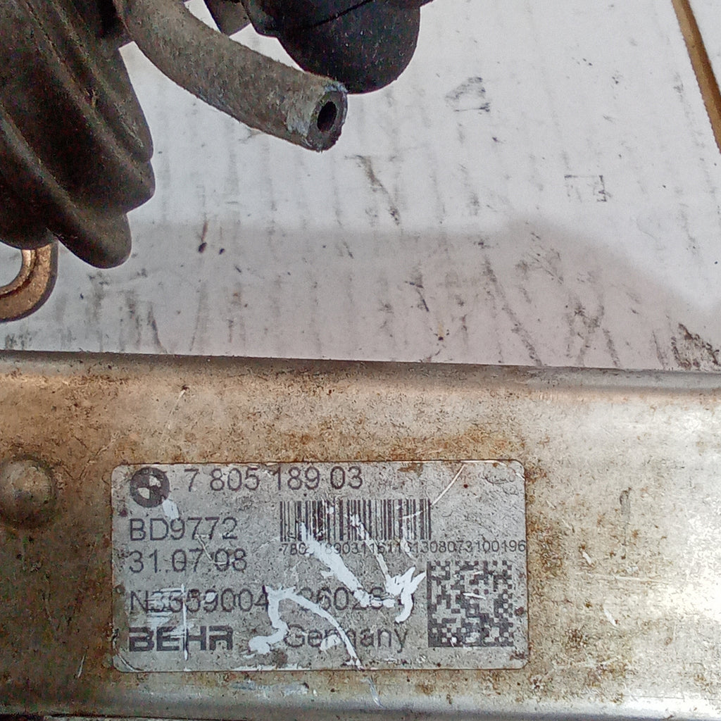 EGR valve with cooler BMW 116d year 2012
