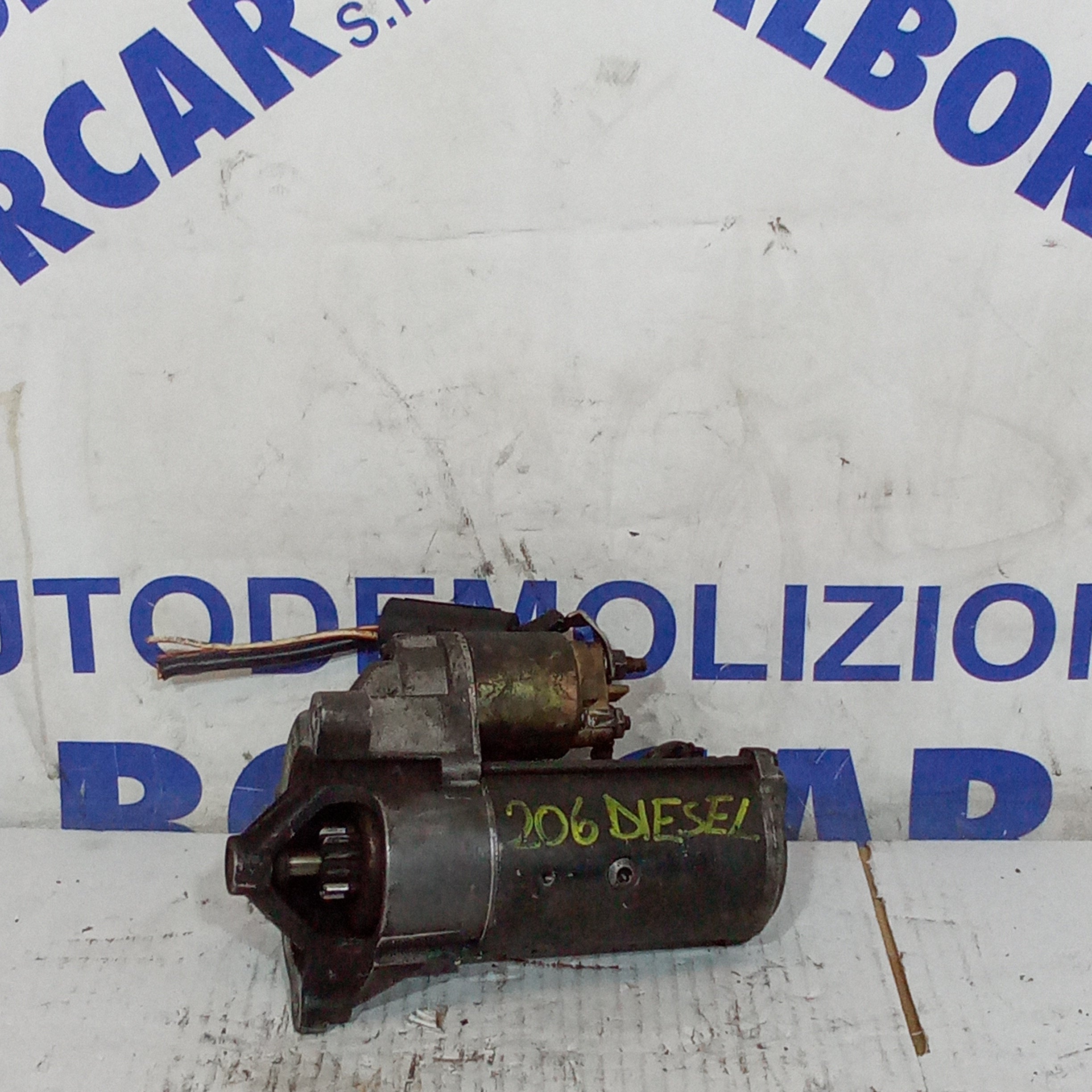 Starter motor Peugeot 206 2.0hdi year 2002
