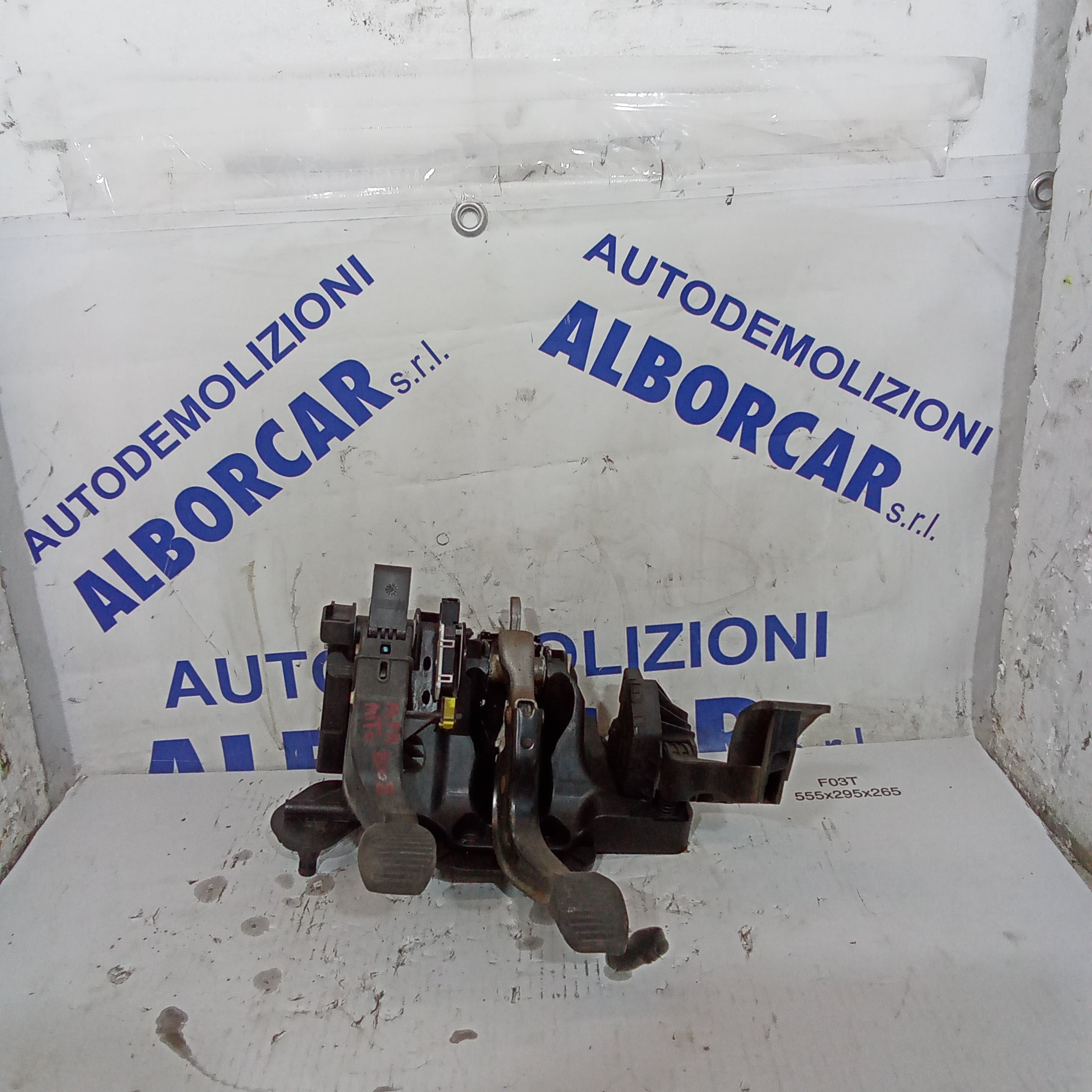 Pedaliera completa alfa mito 1.6mjt anno 2008 codice 3809550002