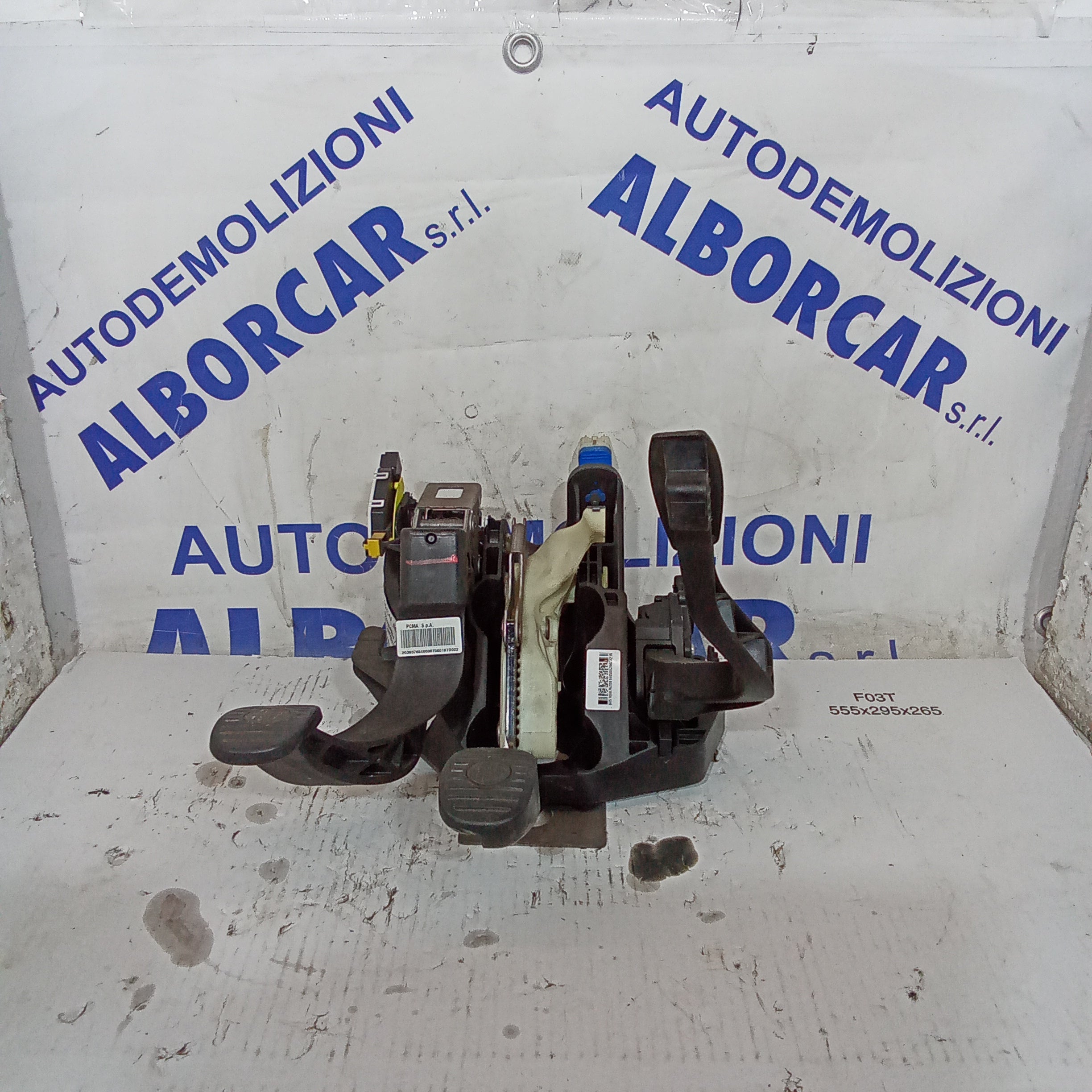 Pedaliera completa alfa romeo giulietta 1.6mjt anno 2012 codice 505212670