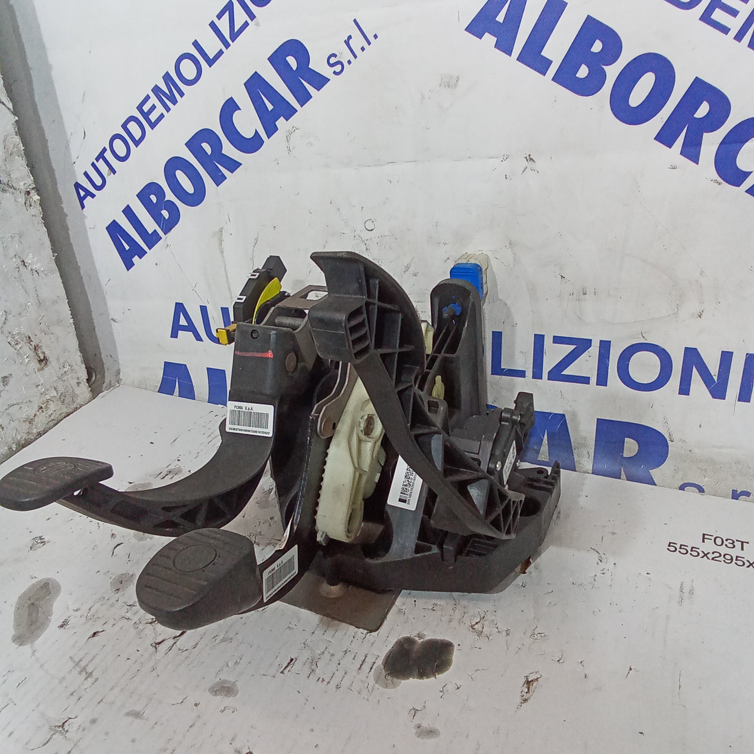 Pedaliera completa alfa romeo giulietta 1.6mjt anno 2012 codice 505212670
