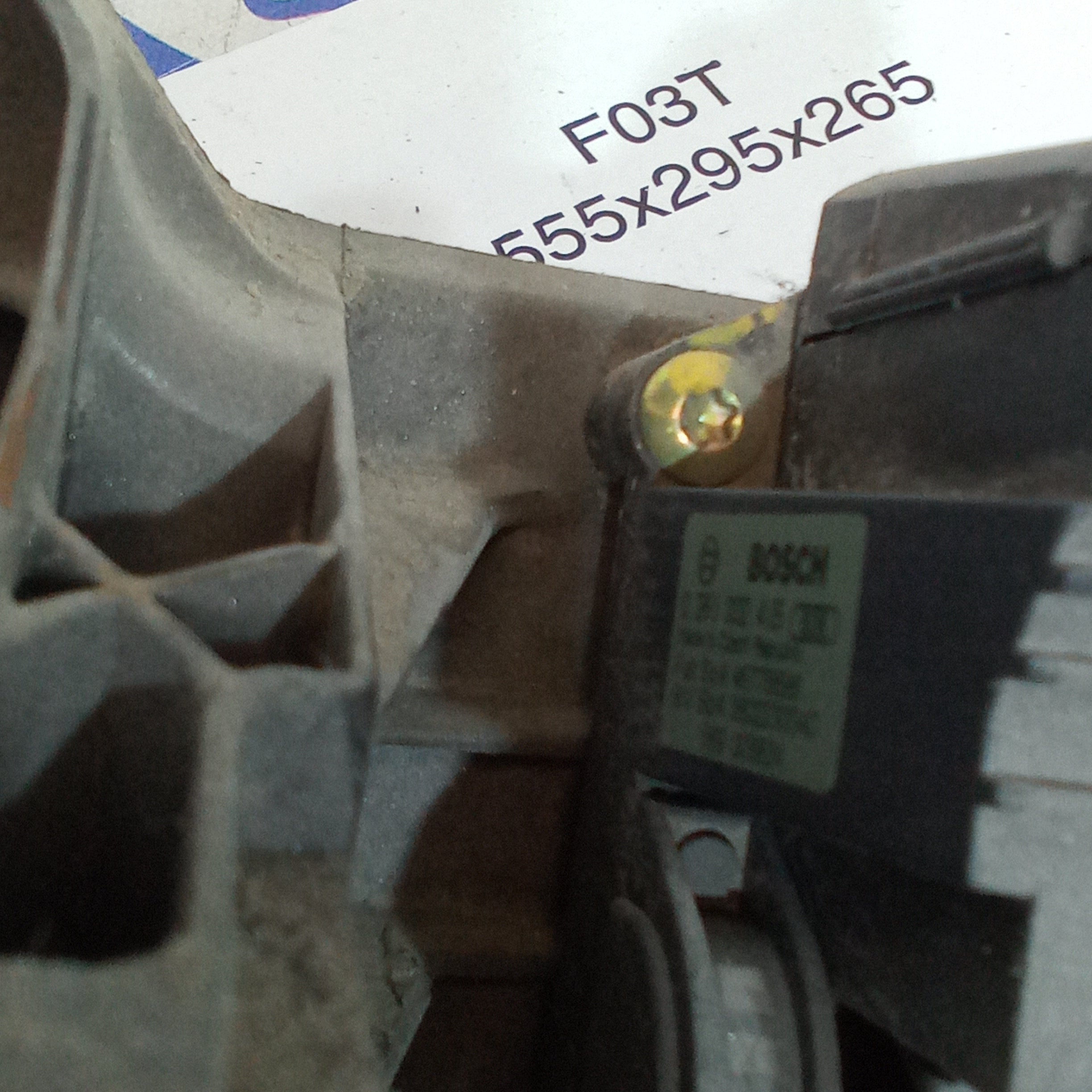 Pedaliera completa fiat Doblò 1.9jtd anno 2000/2009 codice 0281002415