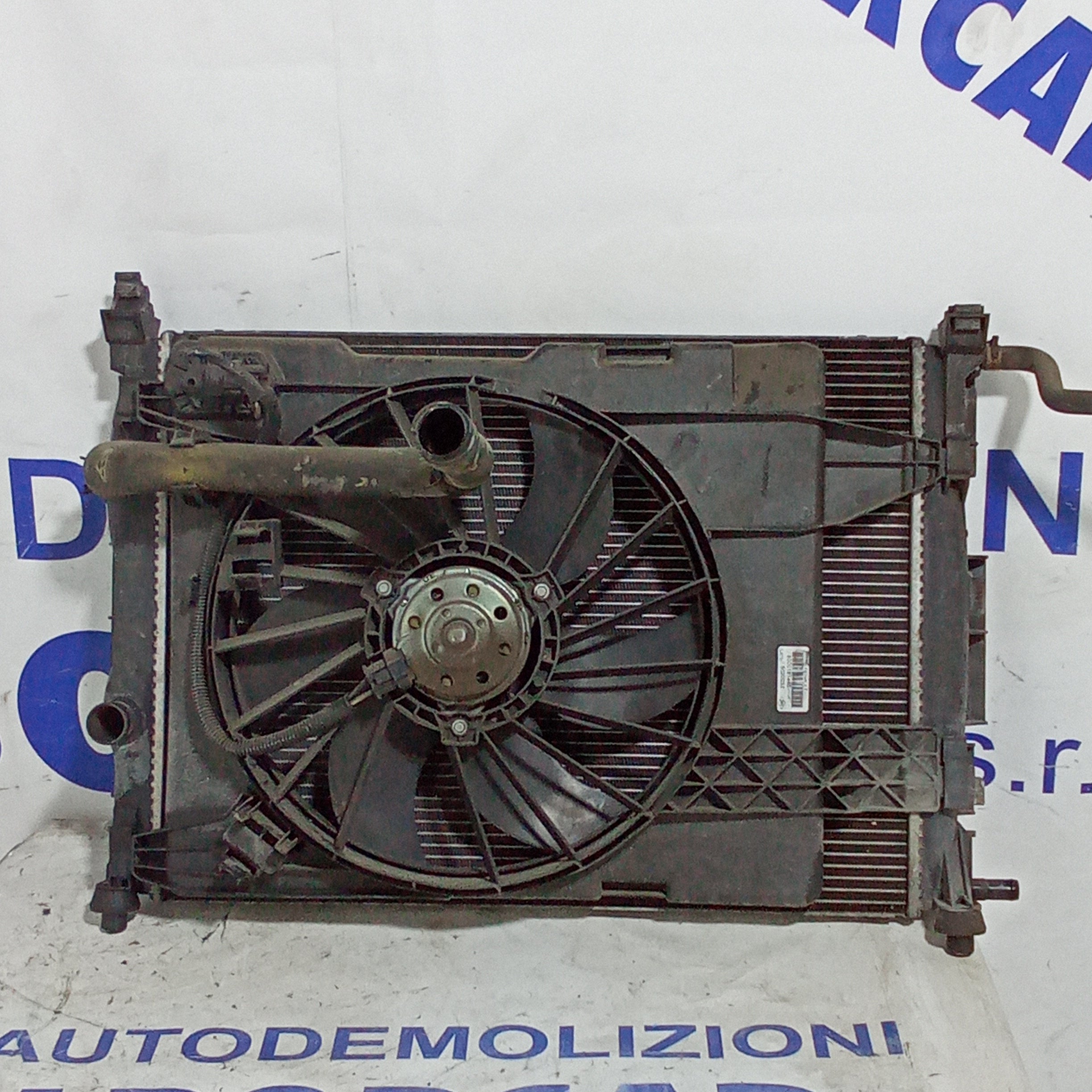 radiatore raffreddamento acqua +rad. climatizzatore renault megane 1.5dci anno 2003/2009