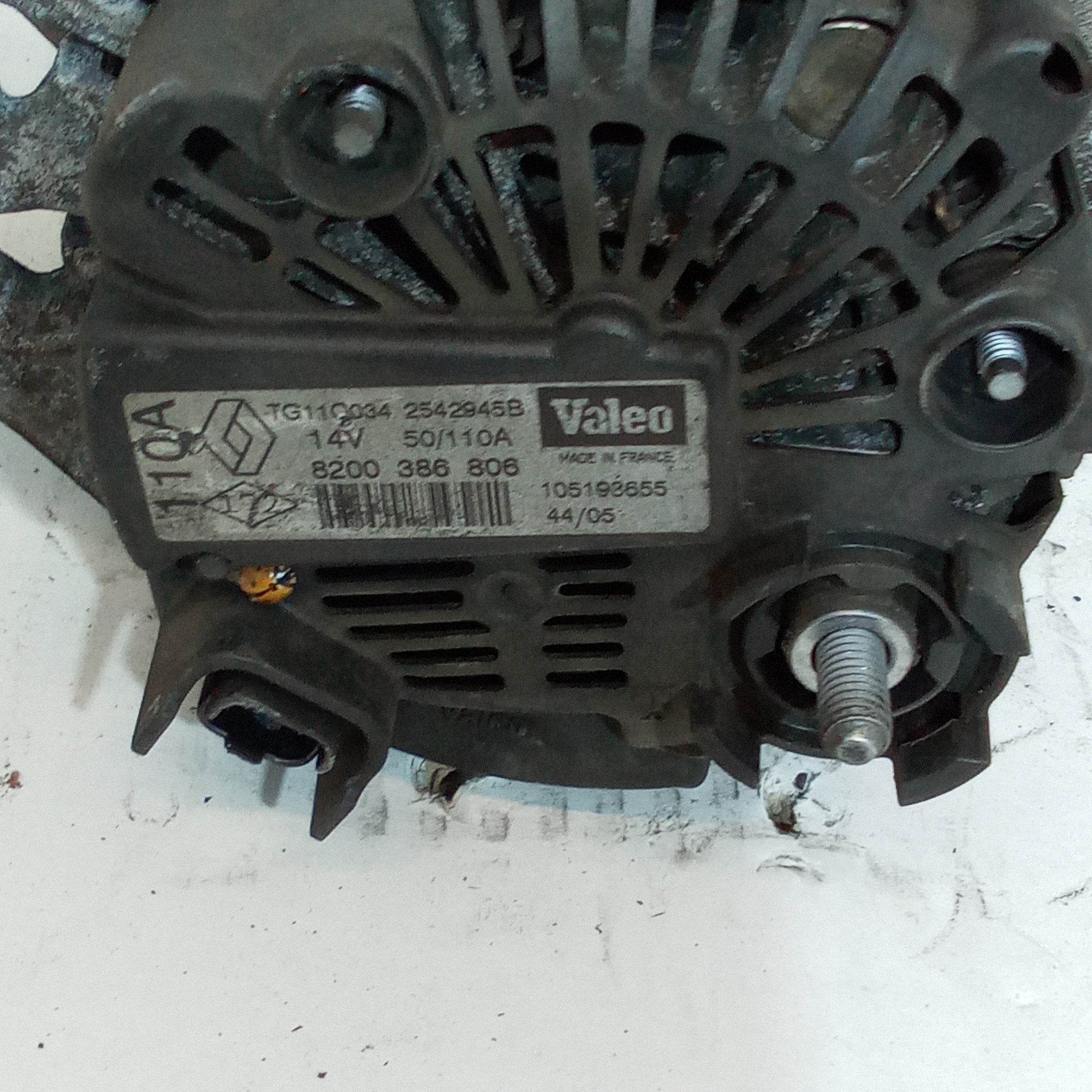 Alternatore renault clio 1.5dci anno 2010