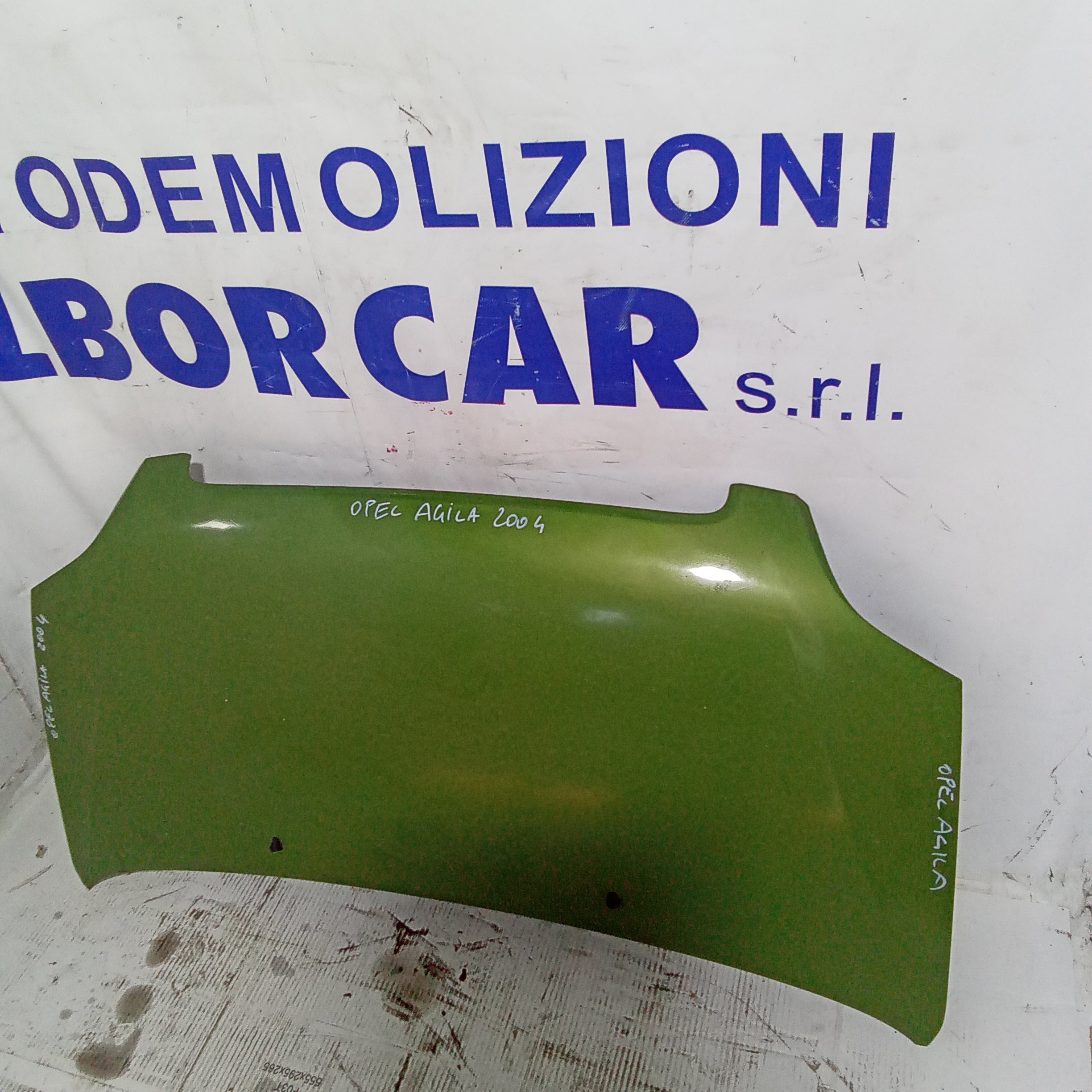 capó de motor delantero Opel Agila año 2004