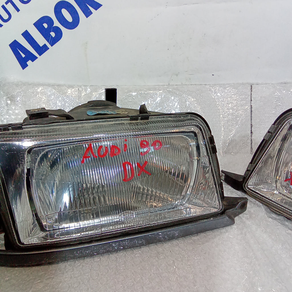Headlight (pair) Audi 90 1987-1991