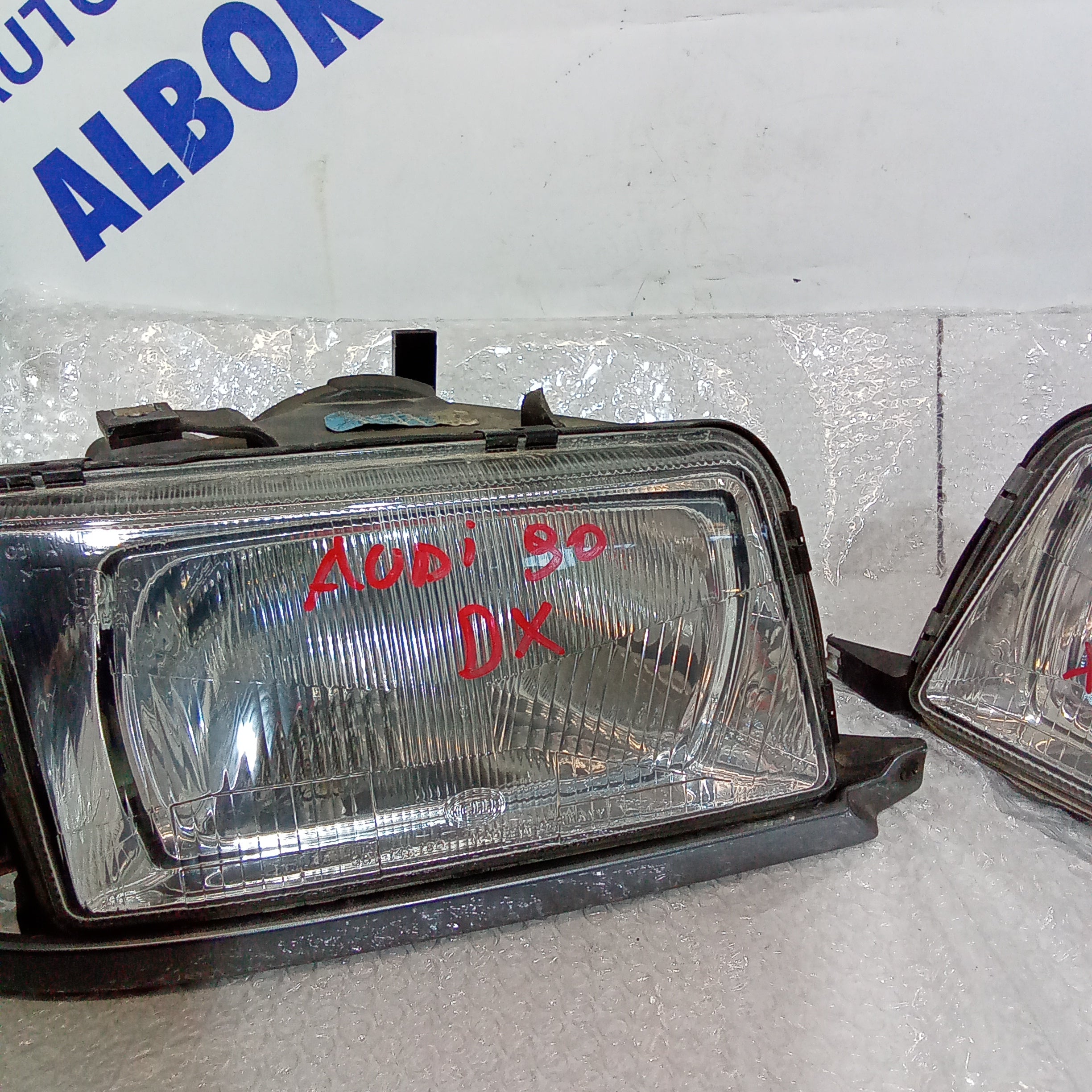 Headlight (pair) Audi 90 1987-1991
