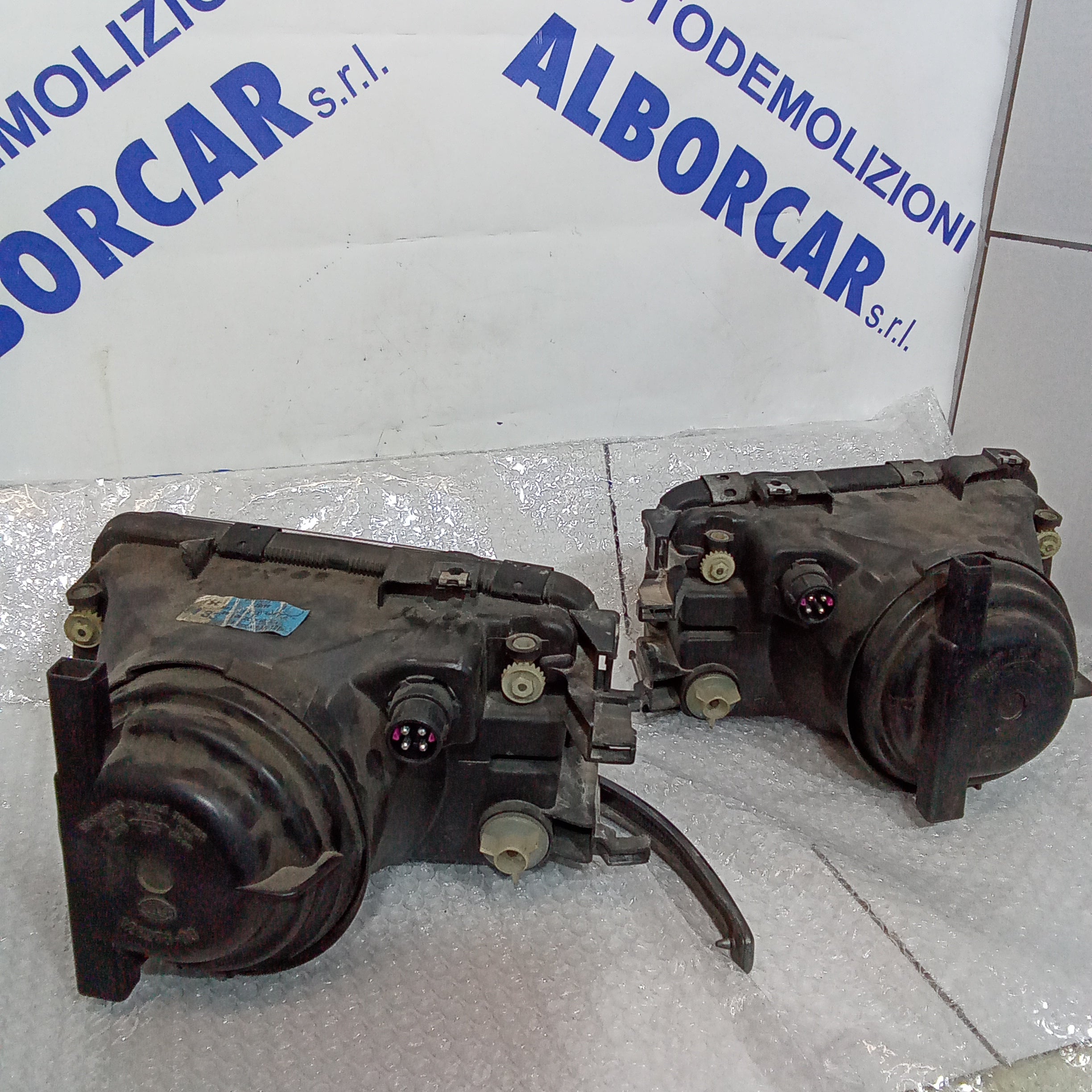 Headlight (pair) Audi 90 1987-1991
