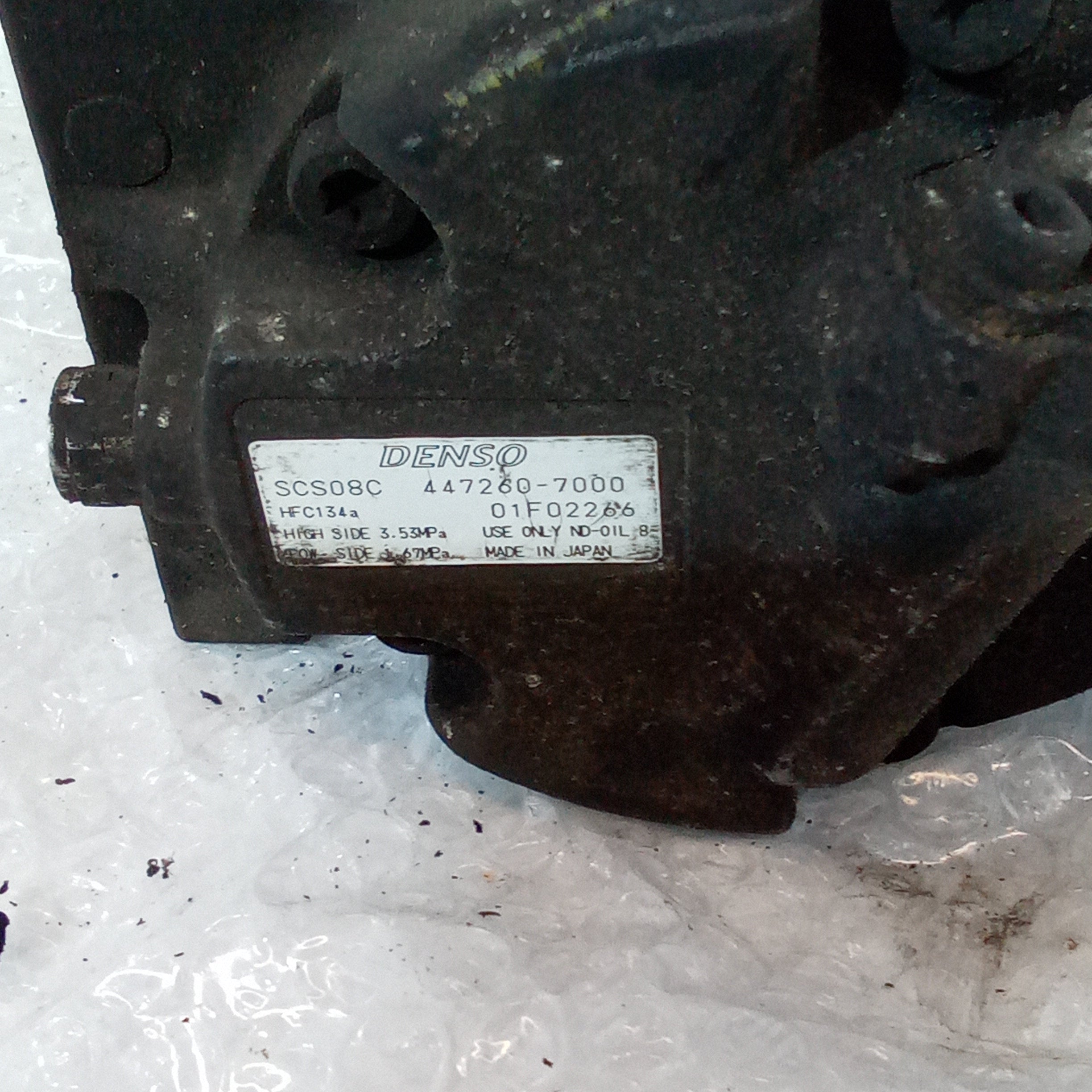 Compresor de aire acondicionado Fiat Punto 2ª serie 1.9jtd año 1999/2003