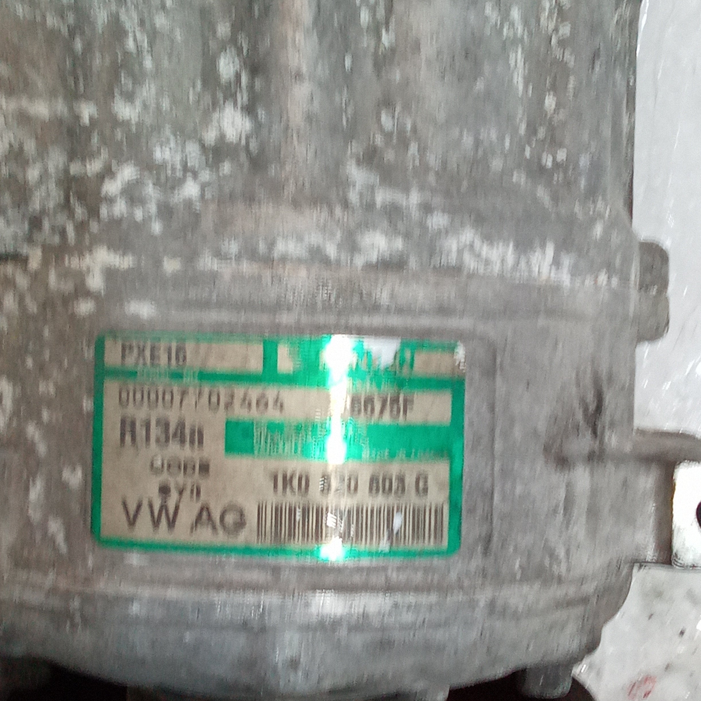 Compressore aria condizionata volkswagen golf 5 1.9tdi anno 2007