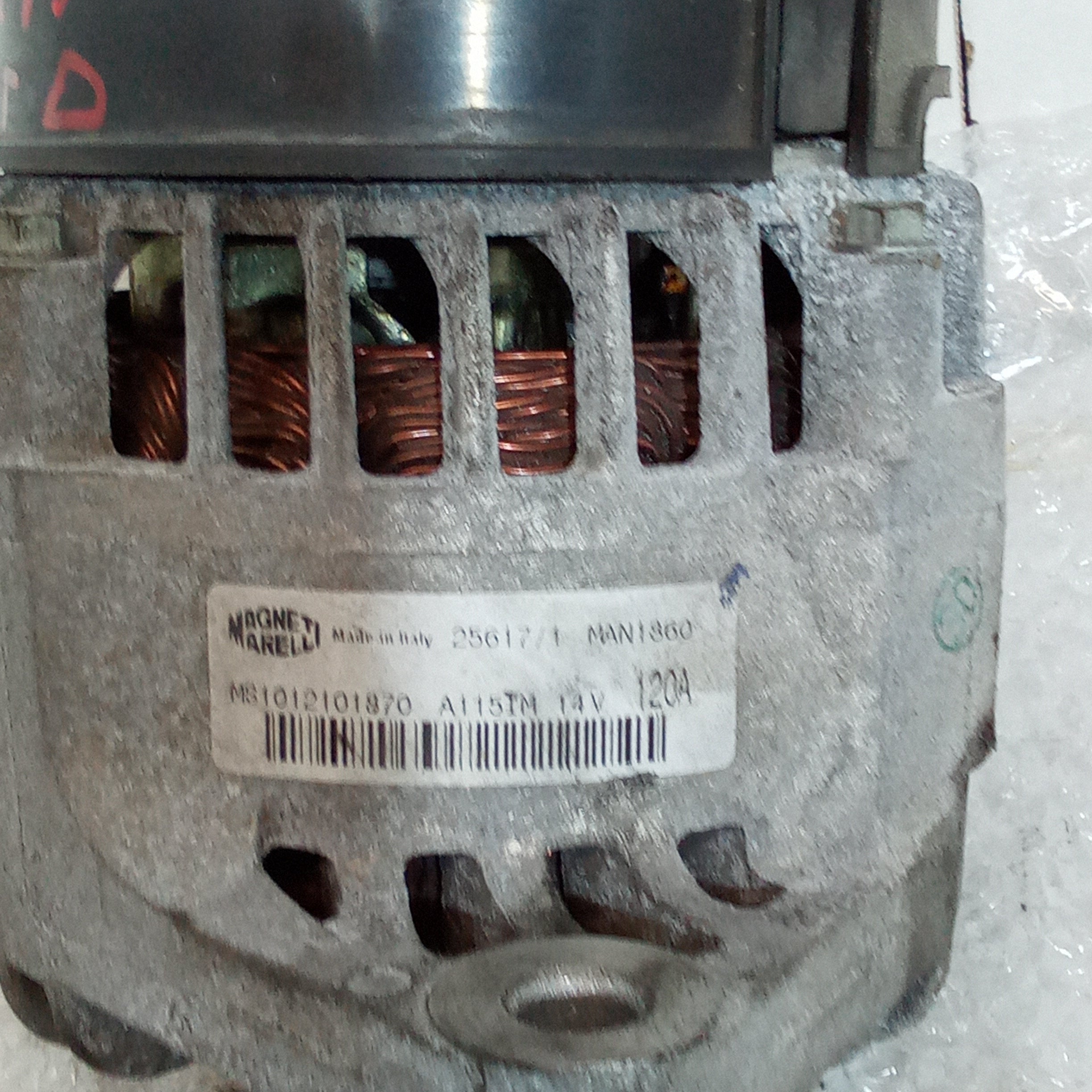 Alternatore lancia libra 1.9jtd anno 2004