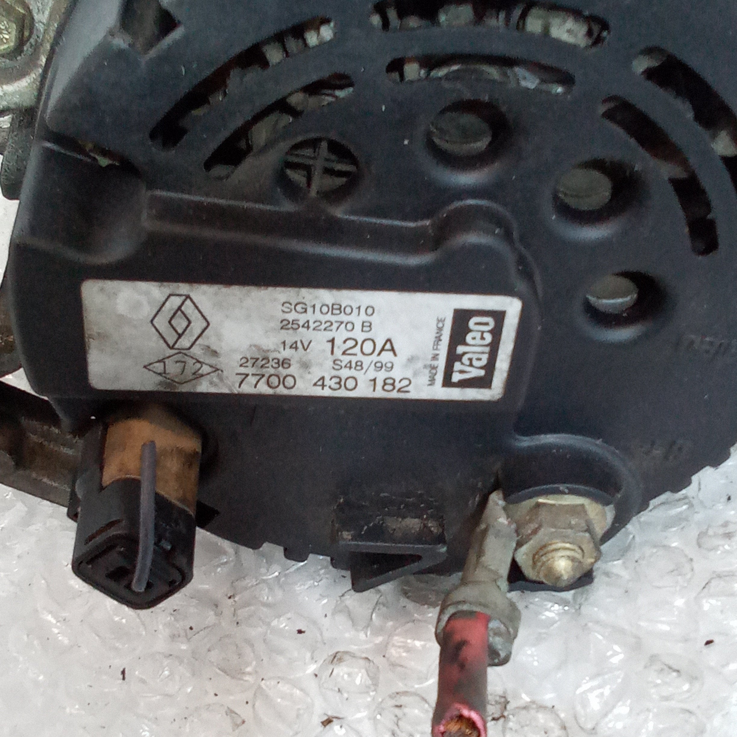Alternatore renault scenic 1.9dci anno 2000