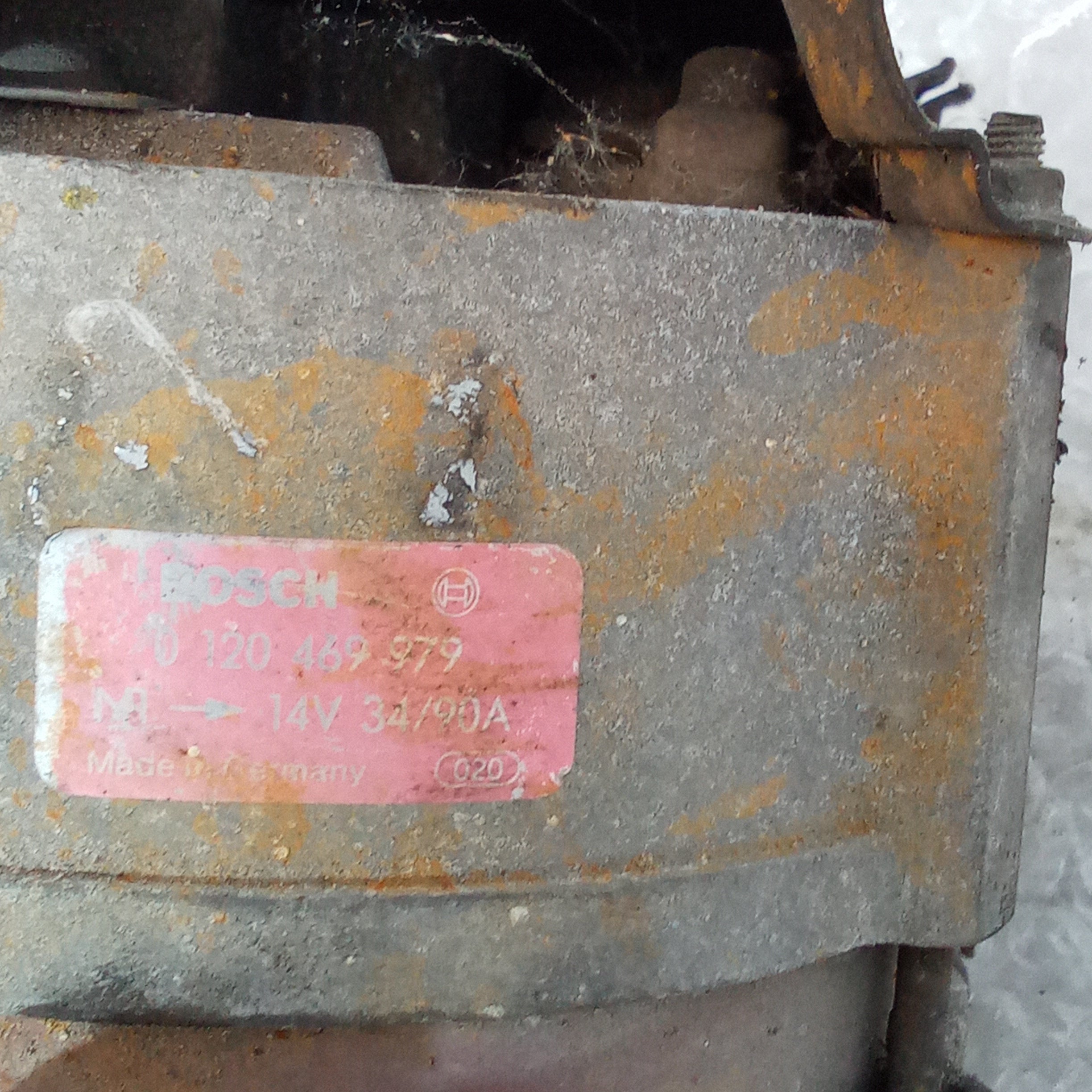 Lancia Dedra 1.6 petrol alternator, year 1991