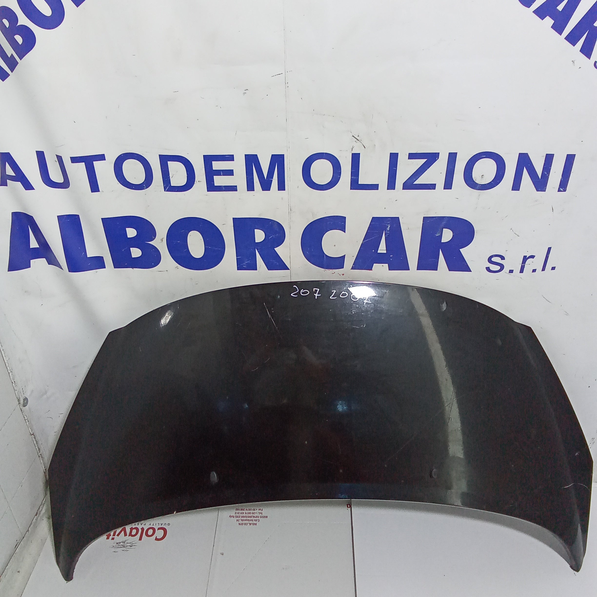 Cofano motore anteriore peugeot 207 anno 2007