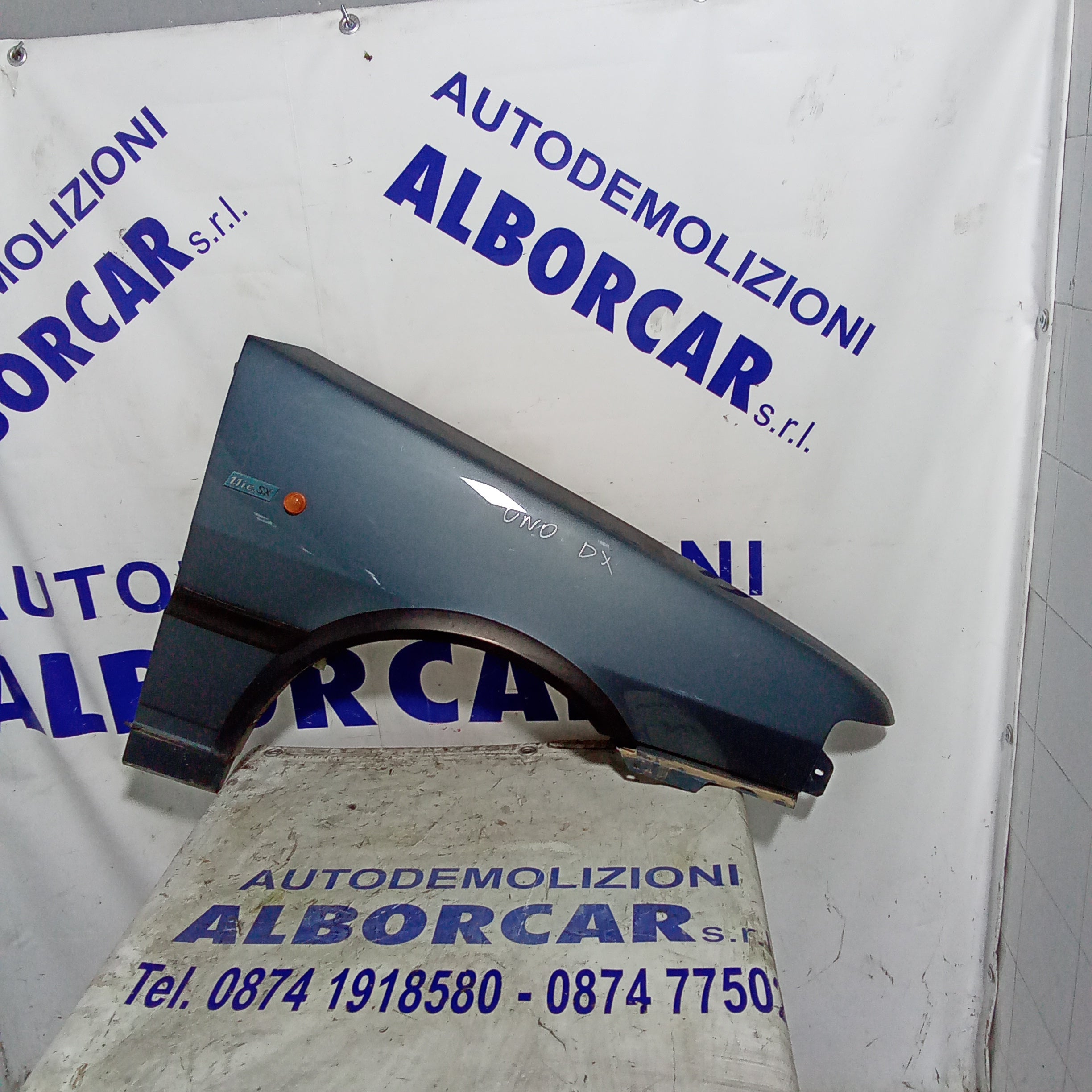 Parafango fianchetto anteriore destro fiat uno anno 2003