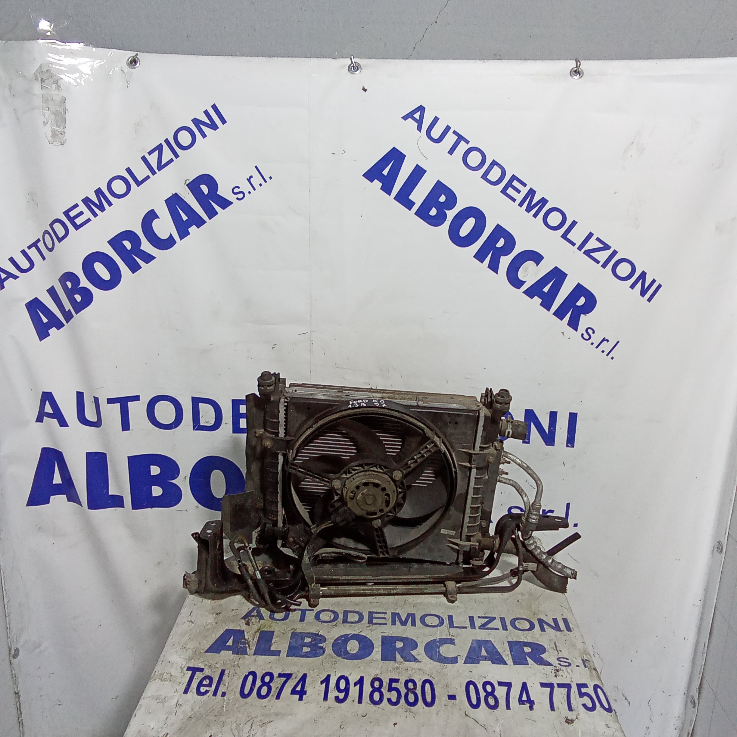 Radiador de refrigeración de agua Ford Ka 1.3 gasolina año 1997