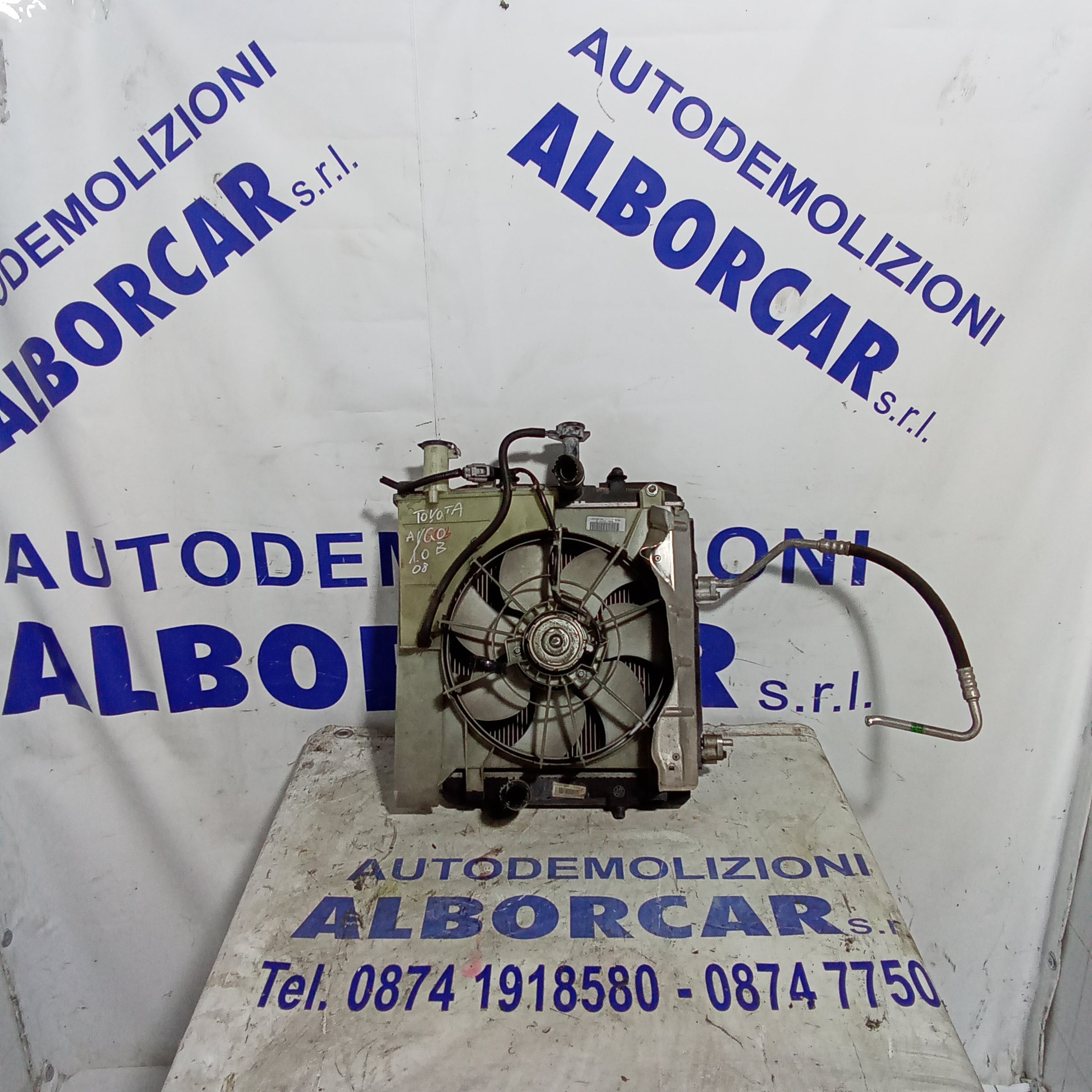 Radiador de agua de refrigeración completo Toyota Aygo 1.0 gasolina año 2008