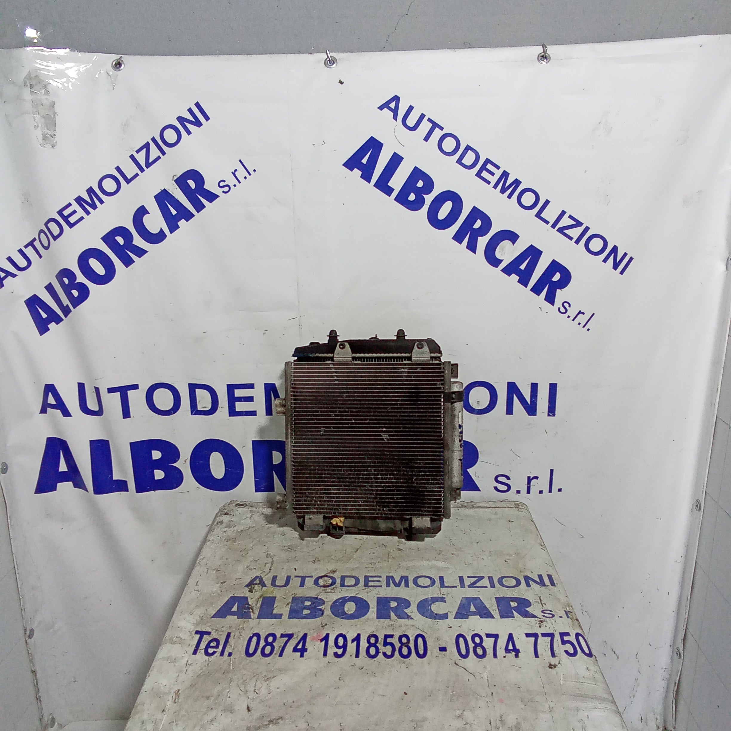 Radiatore acqua raffreddamento completo opel agila 1.2 benzina anno 2003