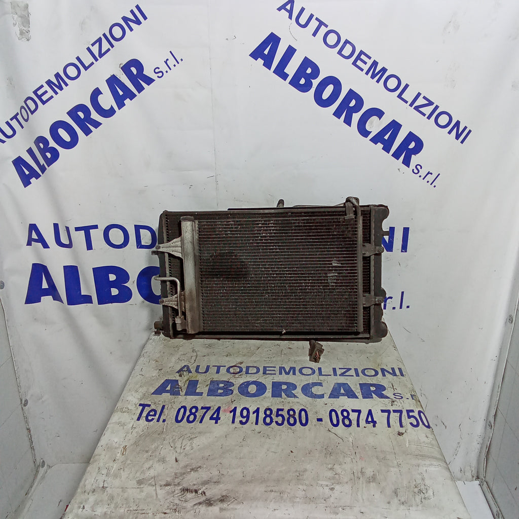 Radiatore acqua raffreddamento completo volkswagen polo 1.4 tdi anno 2006